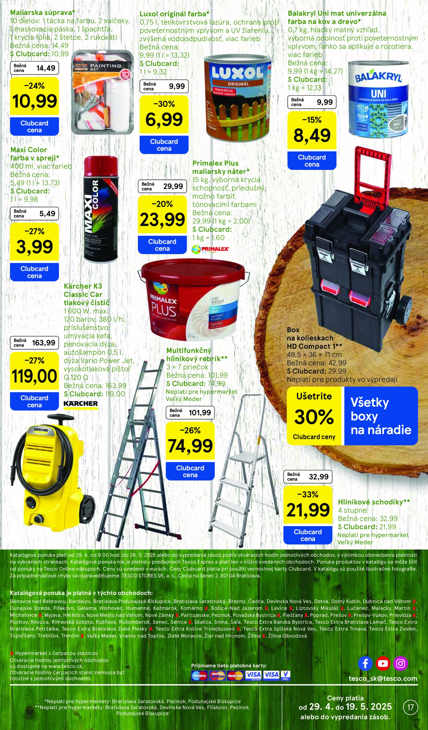 tesco - Tesco - Záhrada leták platný od 29.04. - 26.05. - page: 17