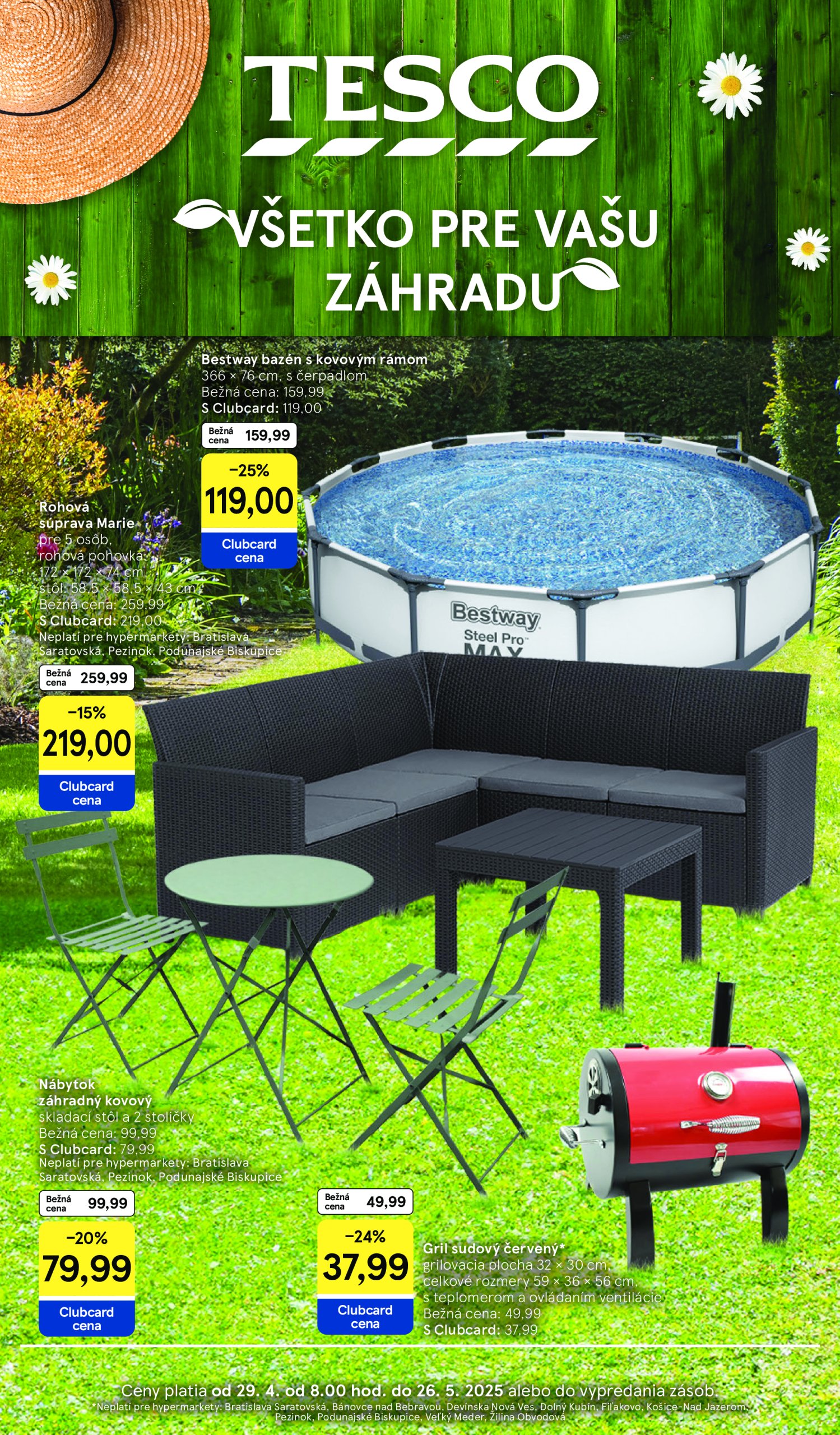 tesco - Tesco - Záhrada leták platný od 29.04. - 26.05. - page: 1