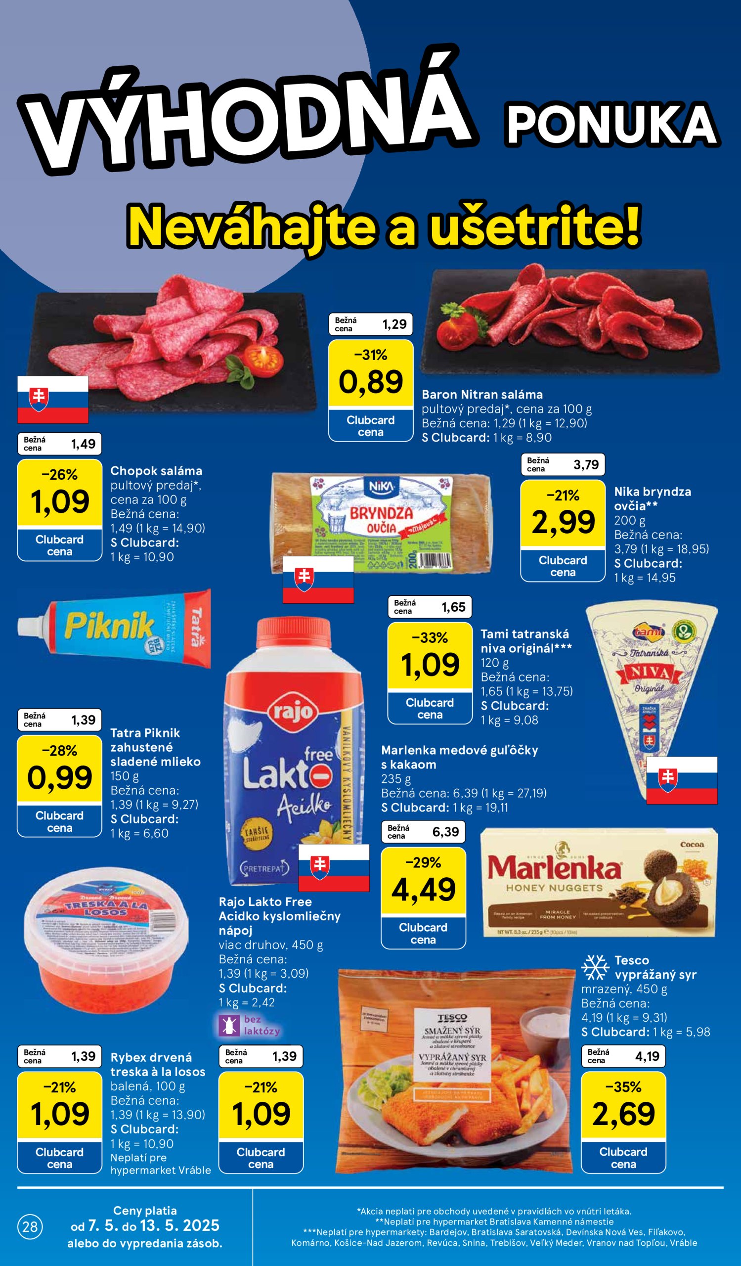 tesco - Tesco leták platný od 07.05. - 13.05. - page: 28 tesco - Tesco leták platný od 07.05. - 13.05. - page: 28