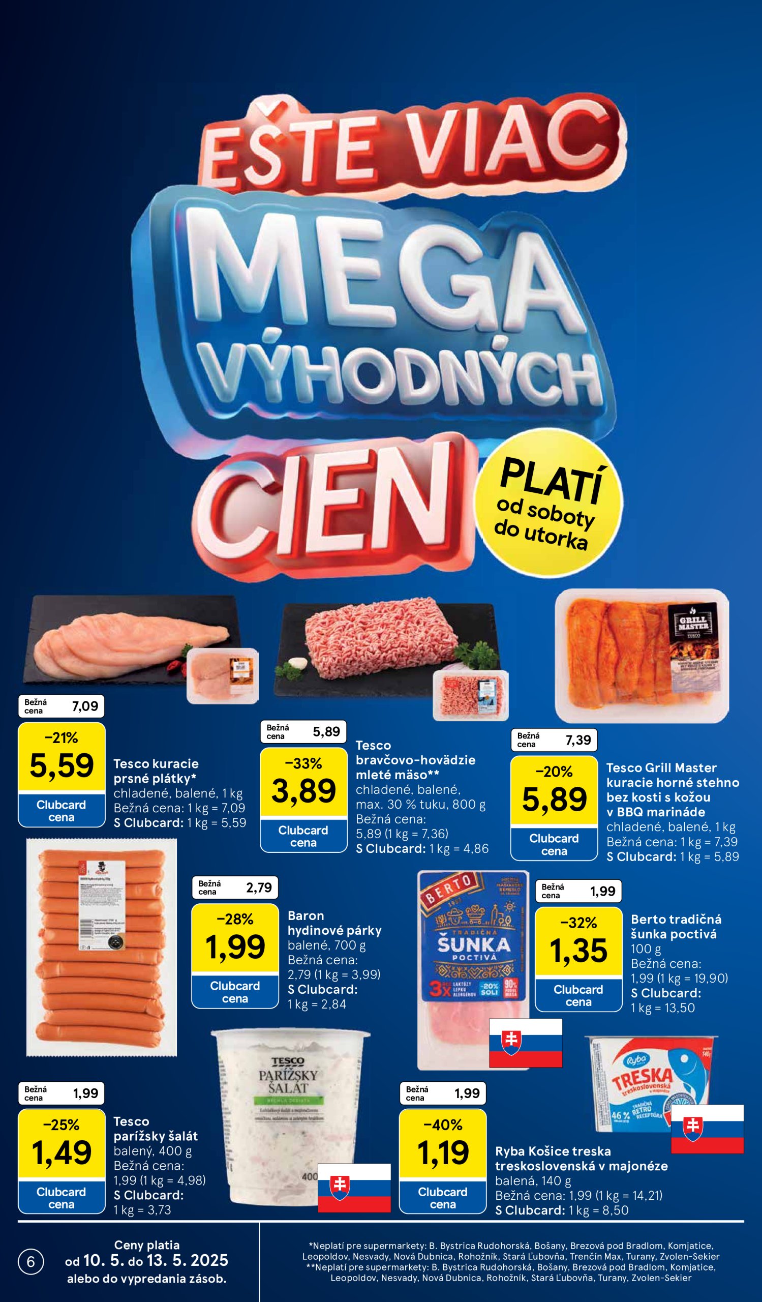 tesco - Tesco supermarket leták platný od 07.05. - 13.05. - page: 6
