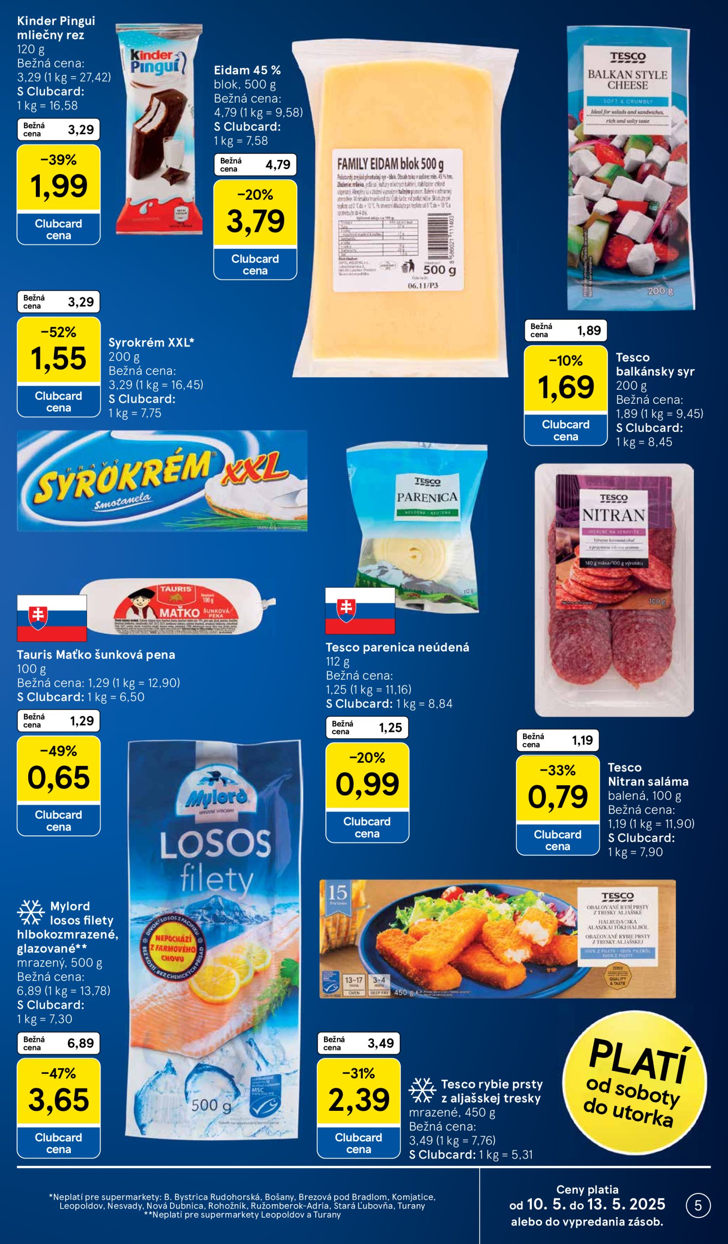 tesco - Tesco supermarket leták platný od 07.05. - 13.05. - page: 5