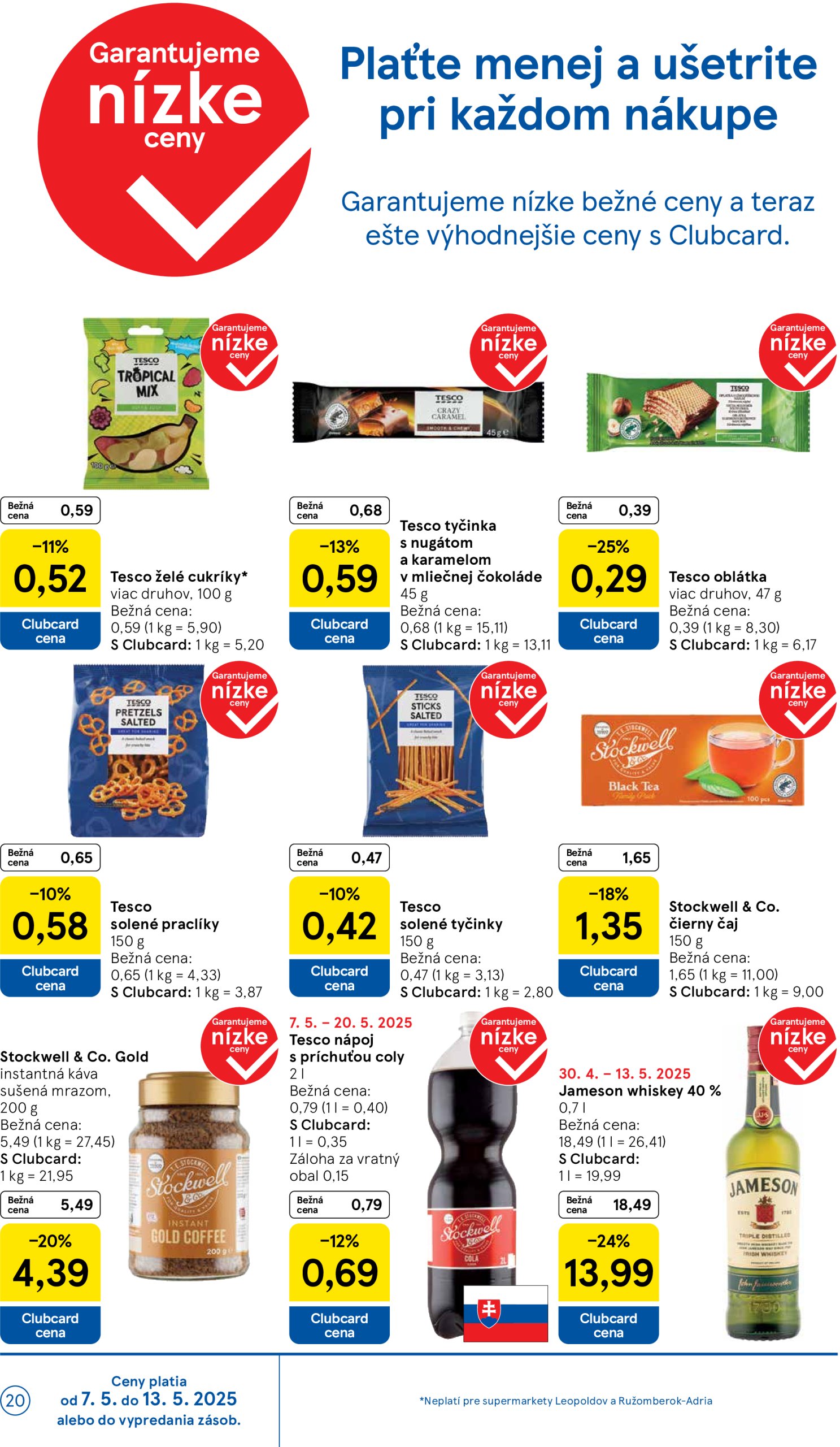 tesco - Tesco supermarket leták platný od 07.05. - 13.05. - page: 20