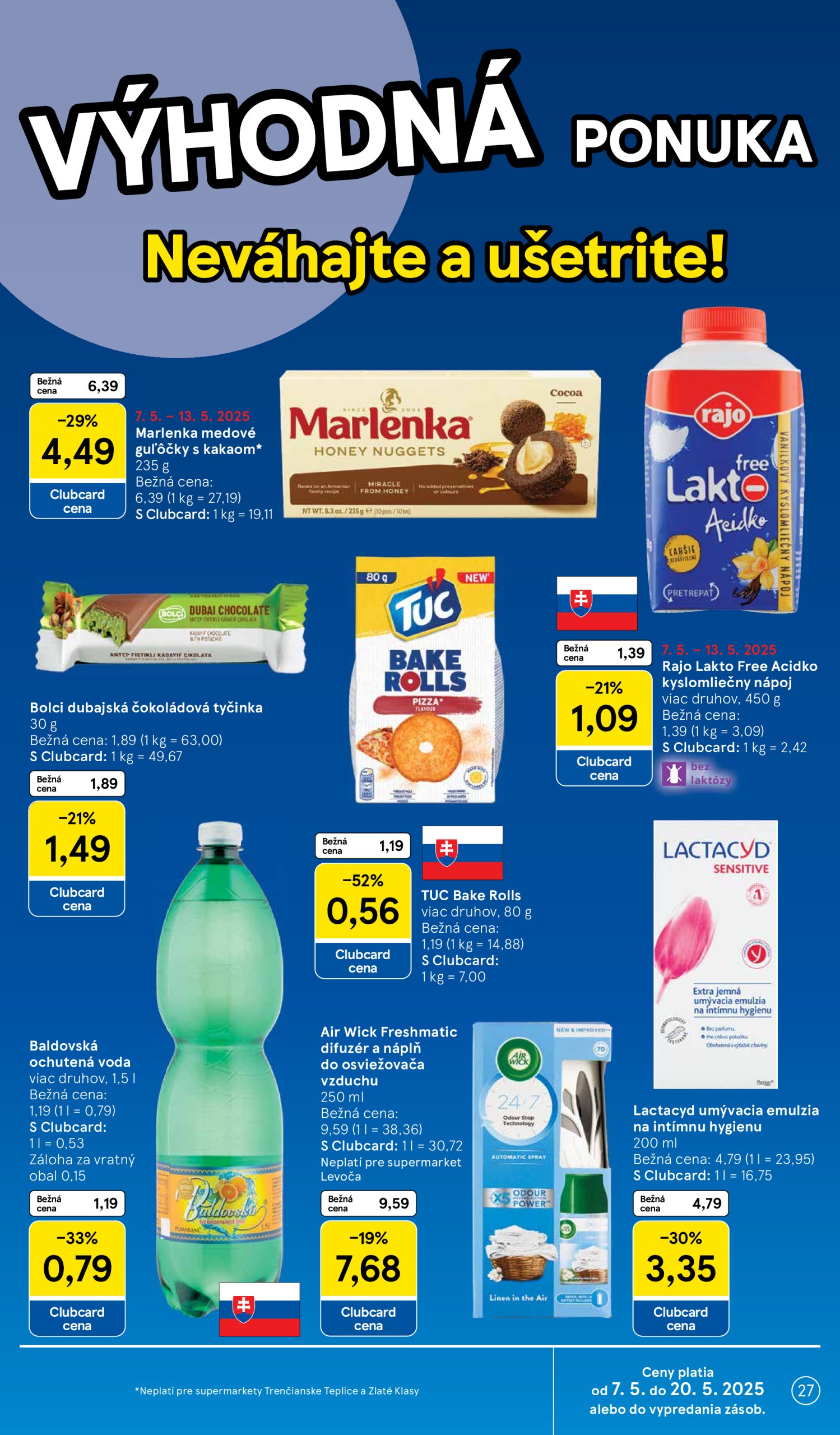 tesco - Tesco supermarket leták platný od 07.05. - 13.05. - page: 27