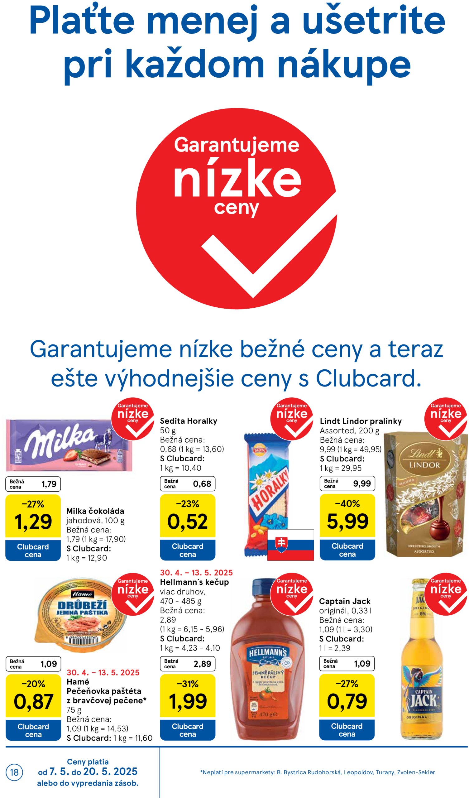 tesco - Tesco supermarket leták platný od 07.05. - 13.05. - page: 18