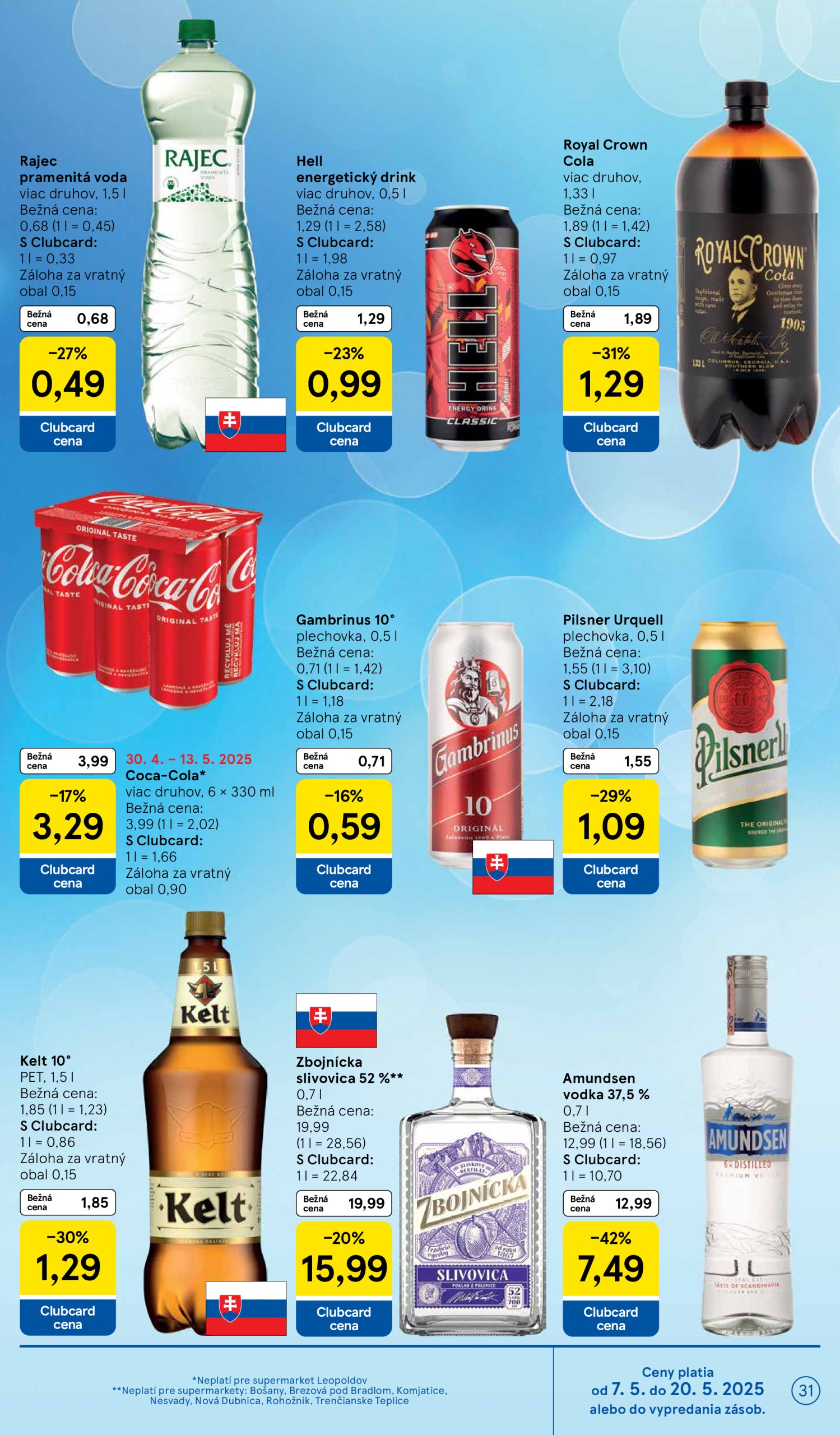 tesco - Tesco supermarket leták platný od 07.05. - 13.05. - page: 31