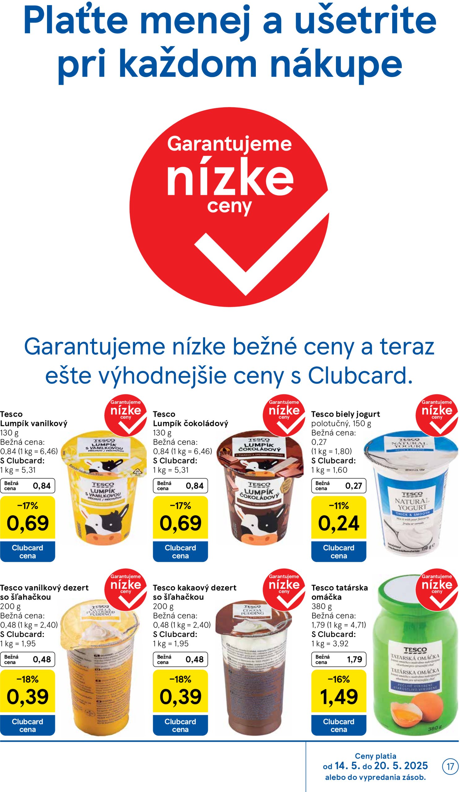 tesco - Tesco leták platný od 14.05. - 20.05. - page: 17 tesco - Tesco leták platný od 14.05. - 20.05. - page: 17