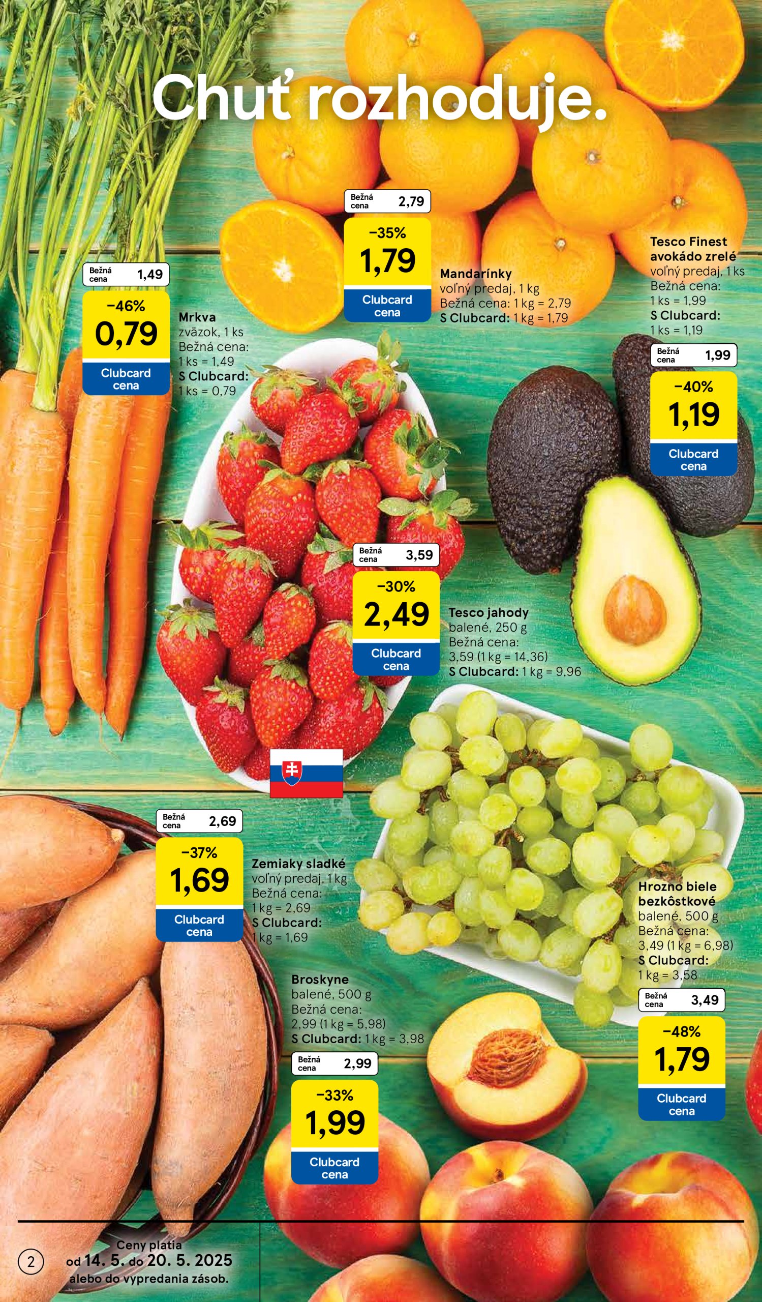 tesco - Tesco leták platný od 14.05. - 20.05. - page: 2 tesco - Tesco leták platný od 14.05. - 20.05. - page: 2