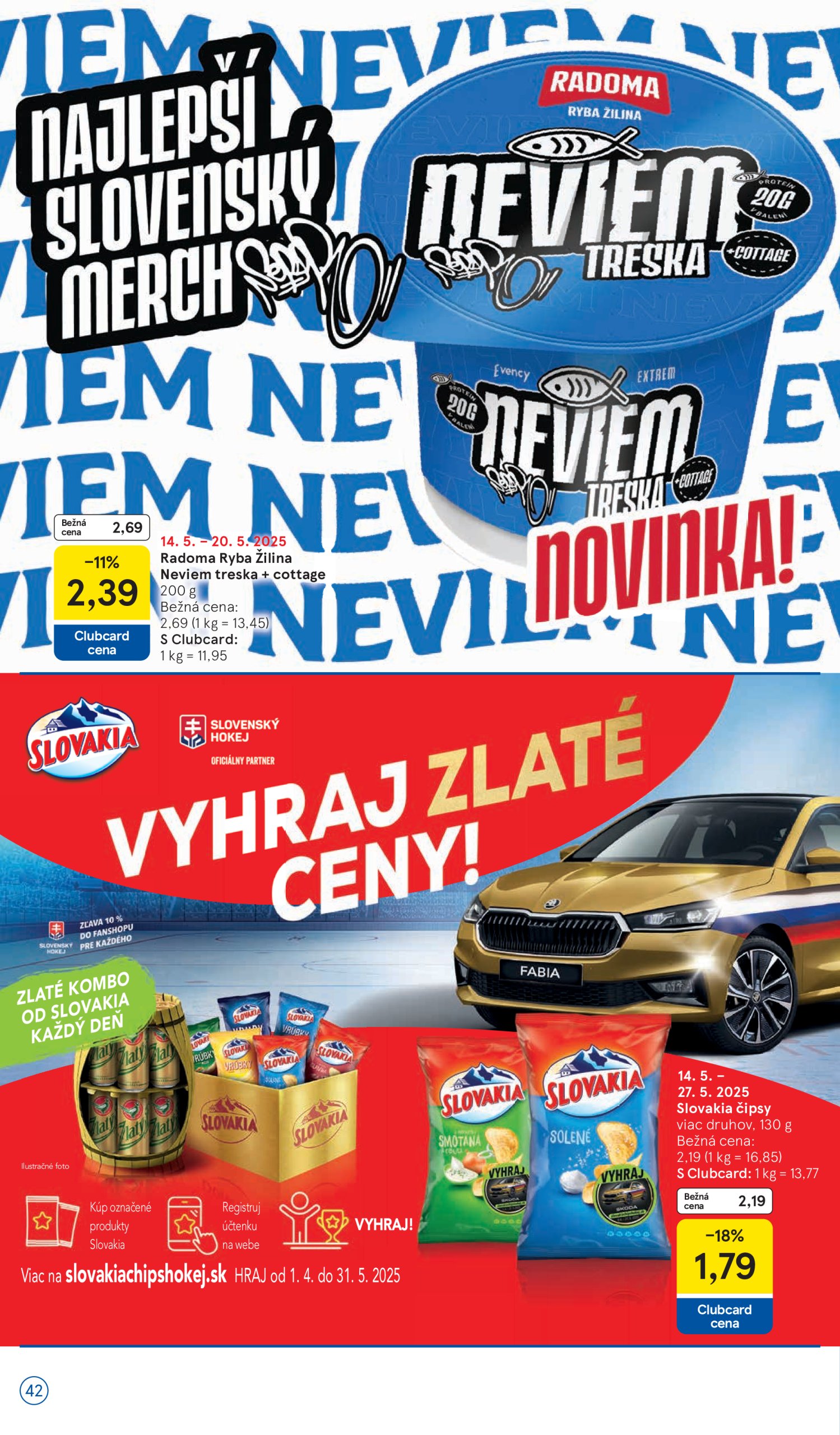 tesco - Tesco leták platný od 14.05. - 20.05. - page: 42 tesco - Tesco leták platný od 14.05. - 20.05. - page: 42