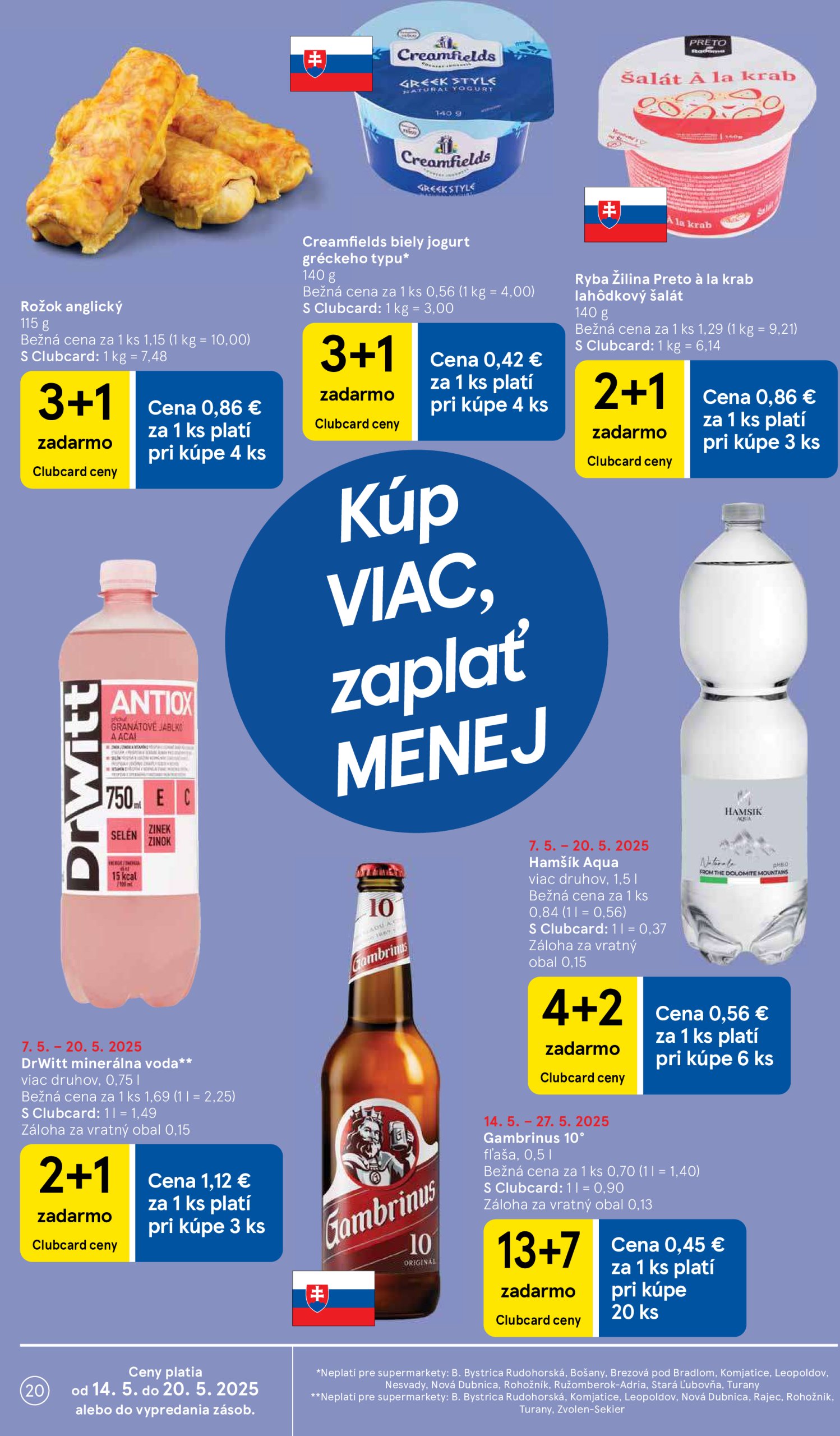 tesco - Tesco supermarket leták platný od 14.05. - 22.05. - page: 20