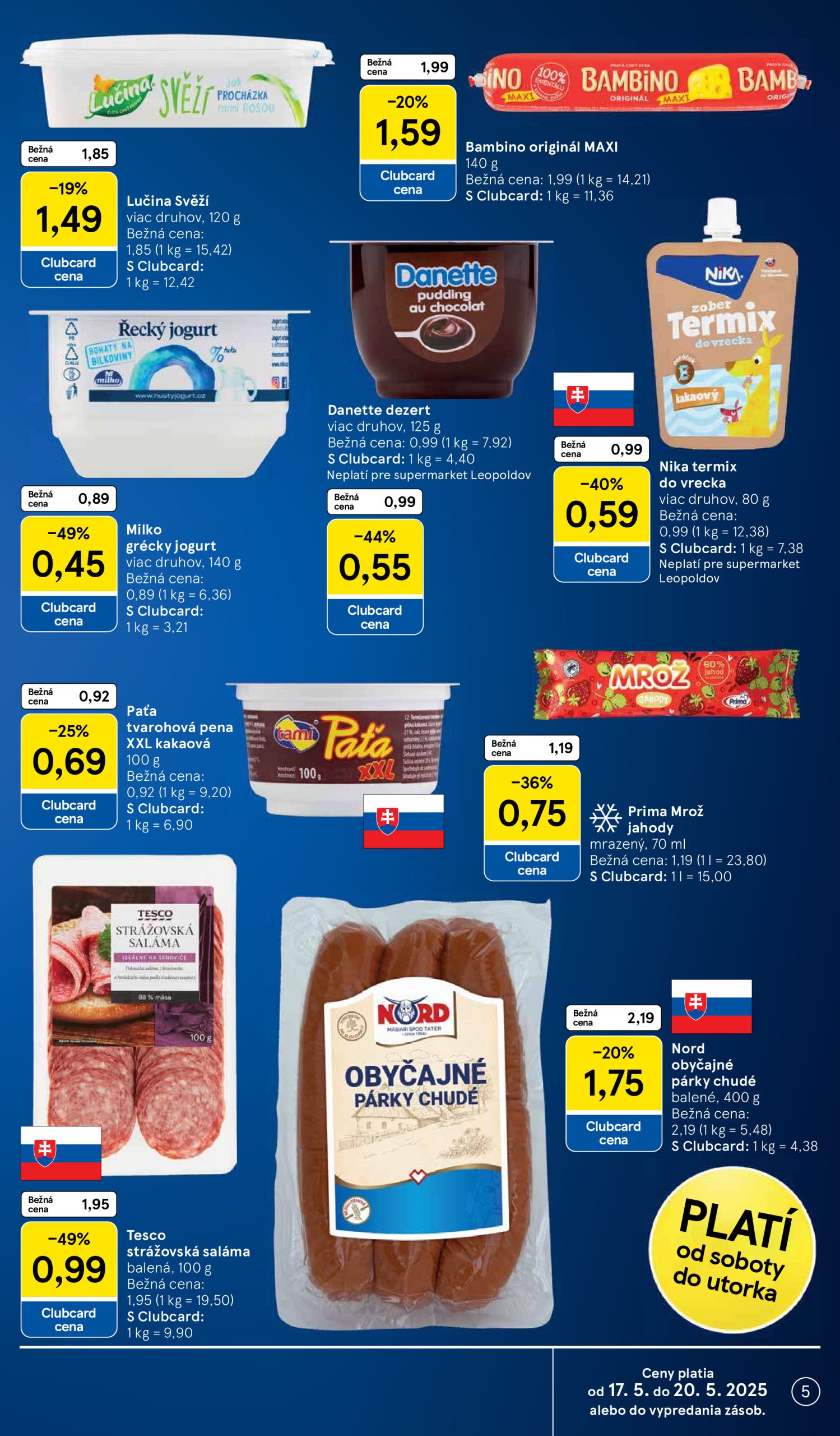tesco - Tesco supermarket leták platný od 14.05. - 22.05. - page: 5