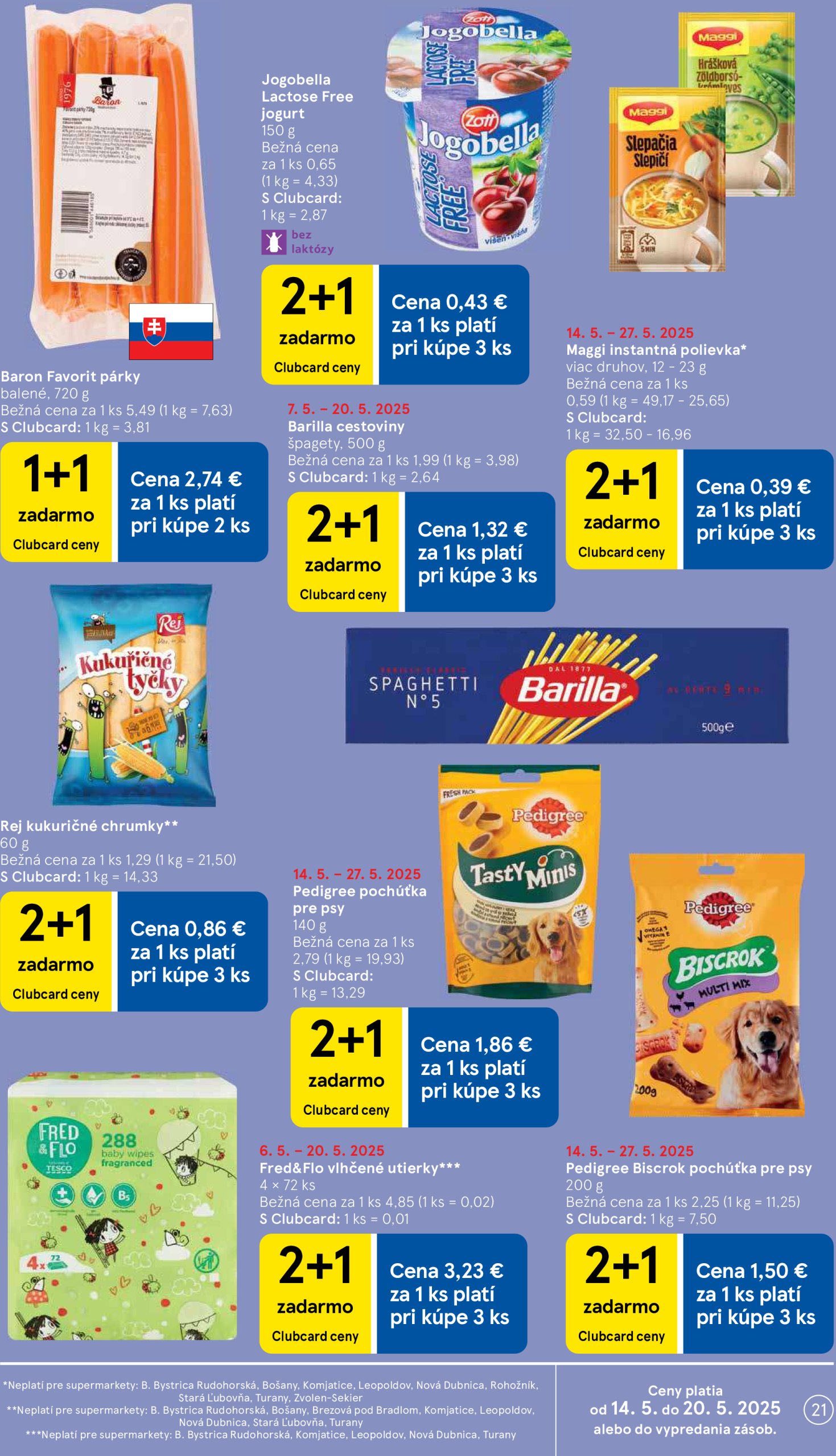 tesco - Tesco supermarket leták platný od 14.05. - 22.05. - page: 21