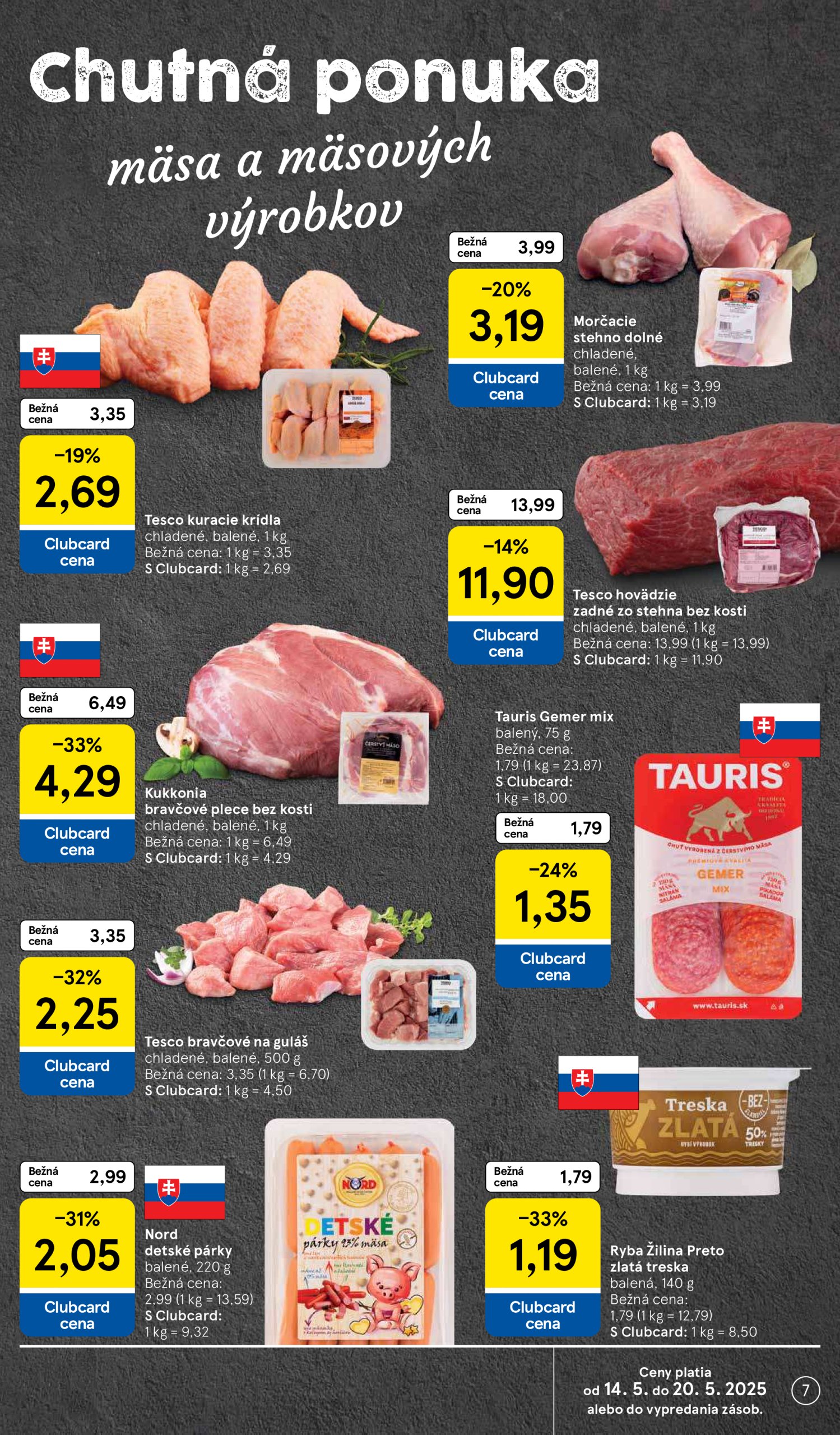 tesco - Tesco supermarket leták platný od 14.05. - 22.05. - page: 7