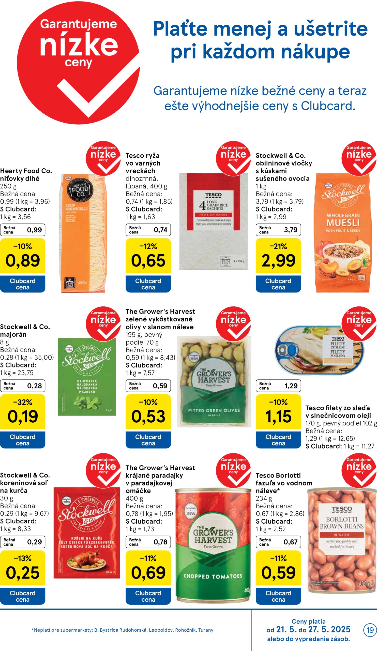 tesco - Tesco supermarket leták platný od 21.05. - 27.05. - page: 19
