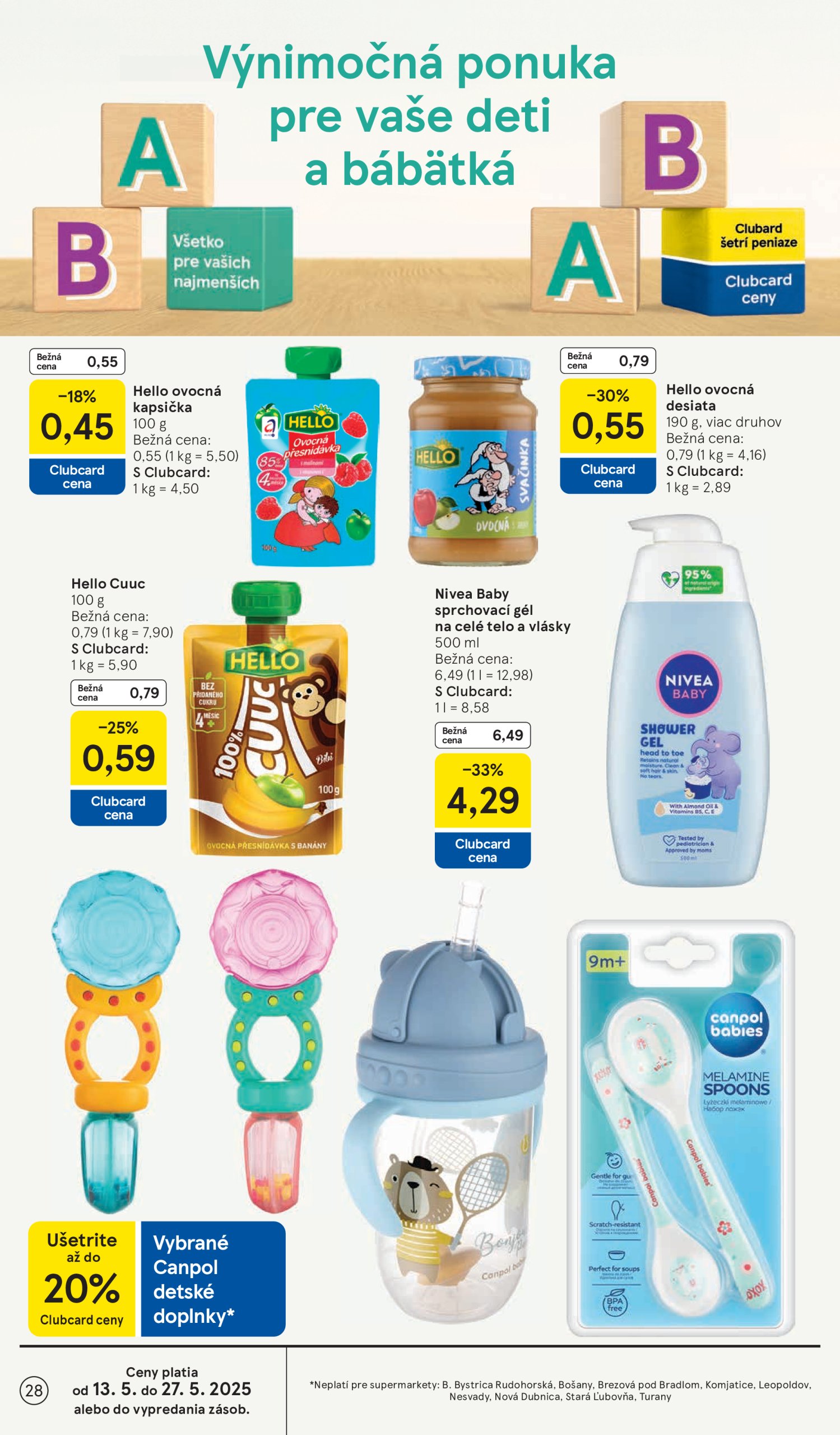 tesco - Tesco supermarket leták platný od 21.05. - 27.05. - page: 28