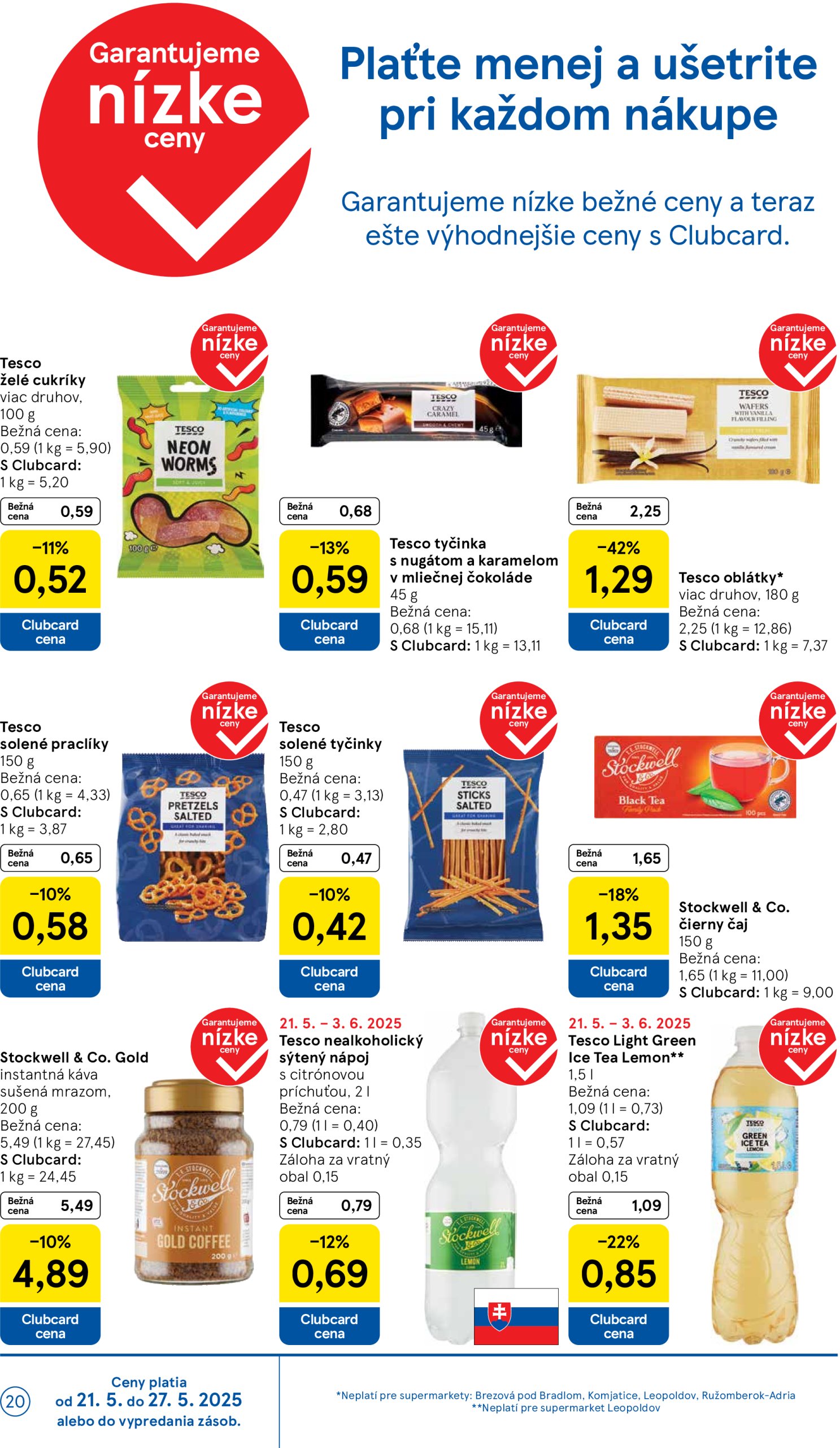 tesco - Tesco supermarket leták platný od 21.05. - 27.05. - page: 20
