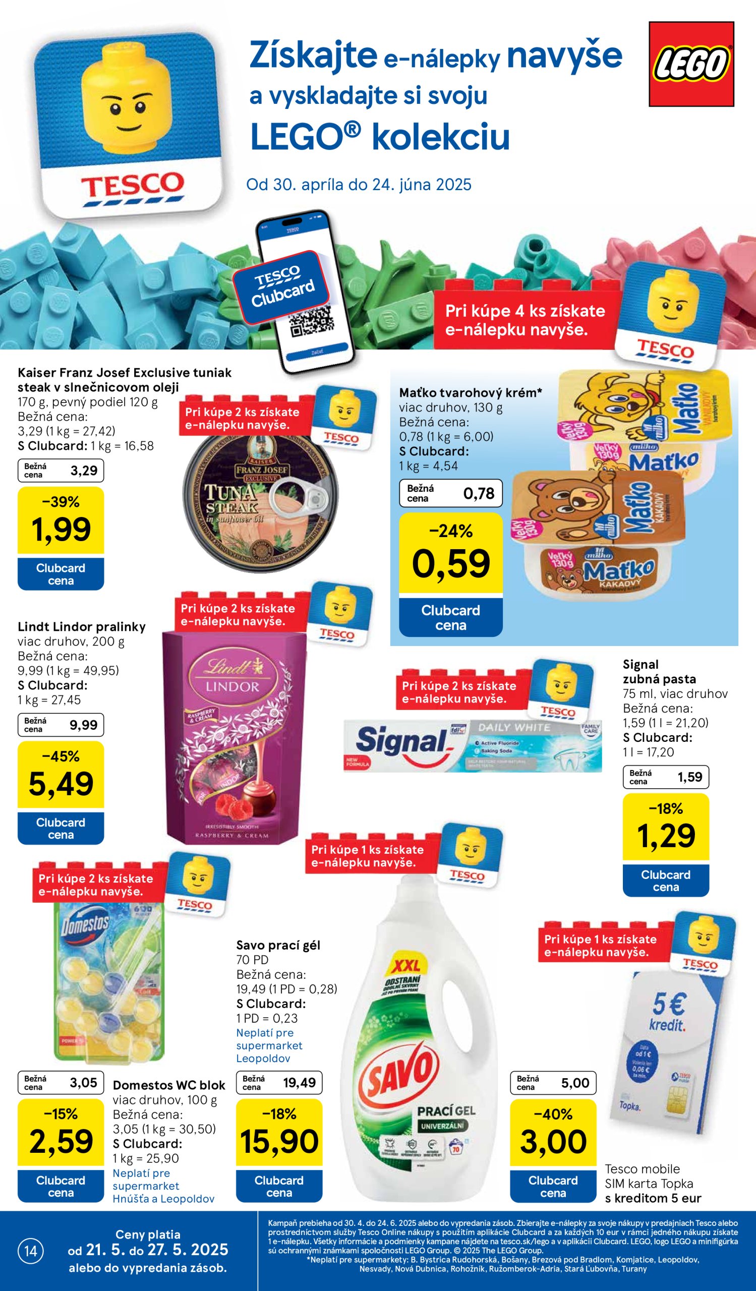 tesco - Tesco supermarket leták platný od 21.05. - 27.05. - page: 14