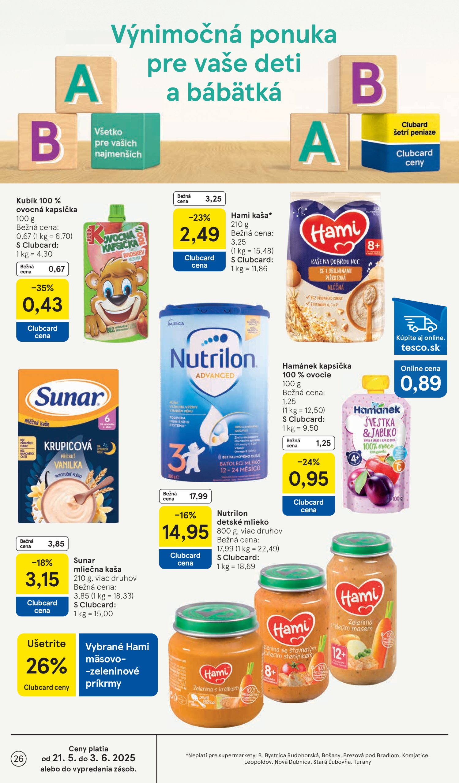 tesco - Tesco supermarket leták platný od 21.05. - 27.05. - page: 26