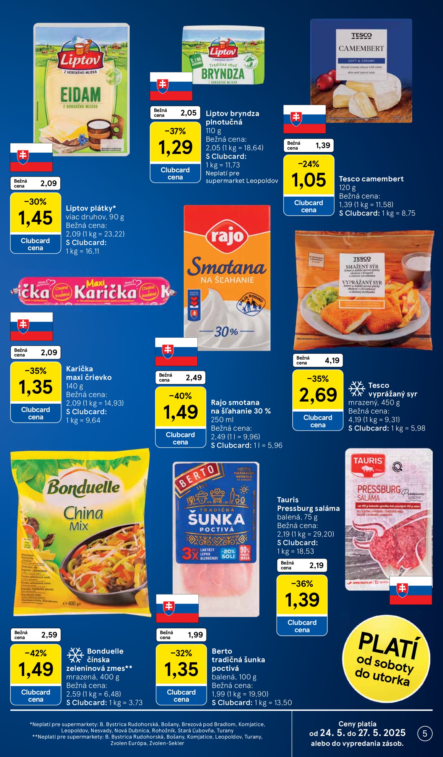 tesco - Tesco supermarket leták platný od 21.05. - 27.05. - page: 5