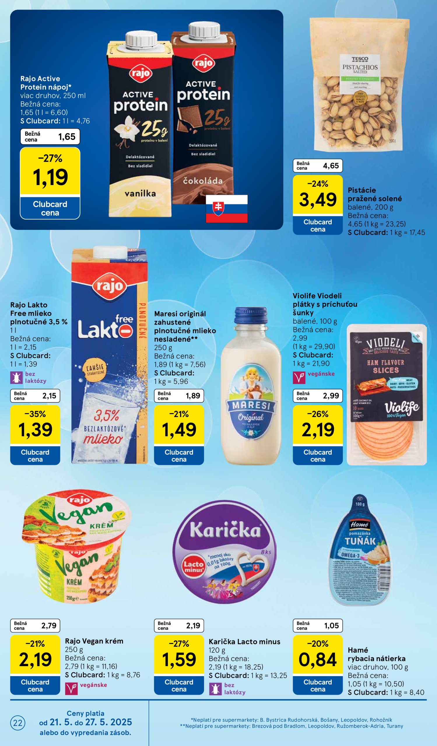 tesco - Tesco supermarket leták platný od 21.05. - 27.05. - page: 22