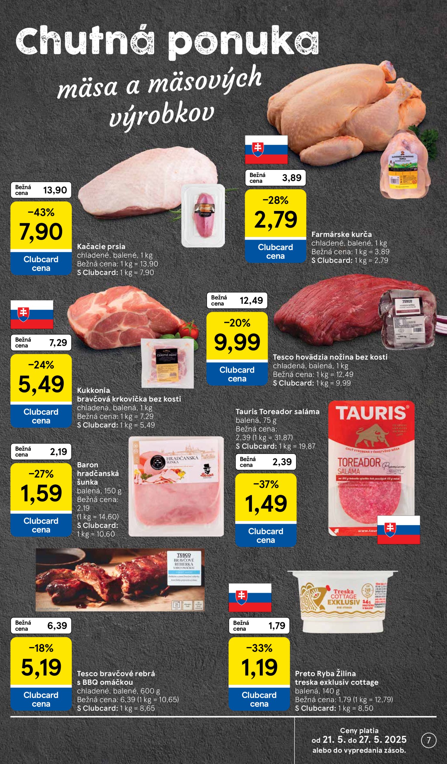 tesco - Tesco supermarket leták platný od 21.05. - 27.05. - page: 7