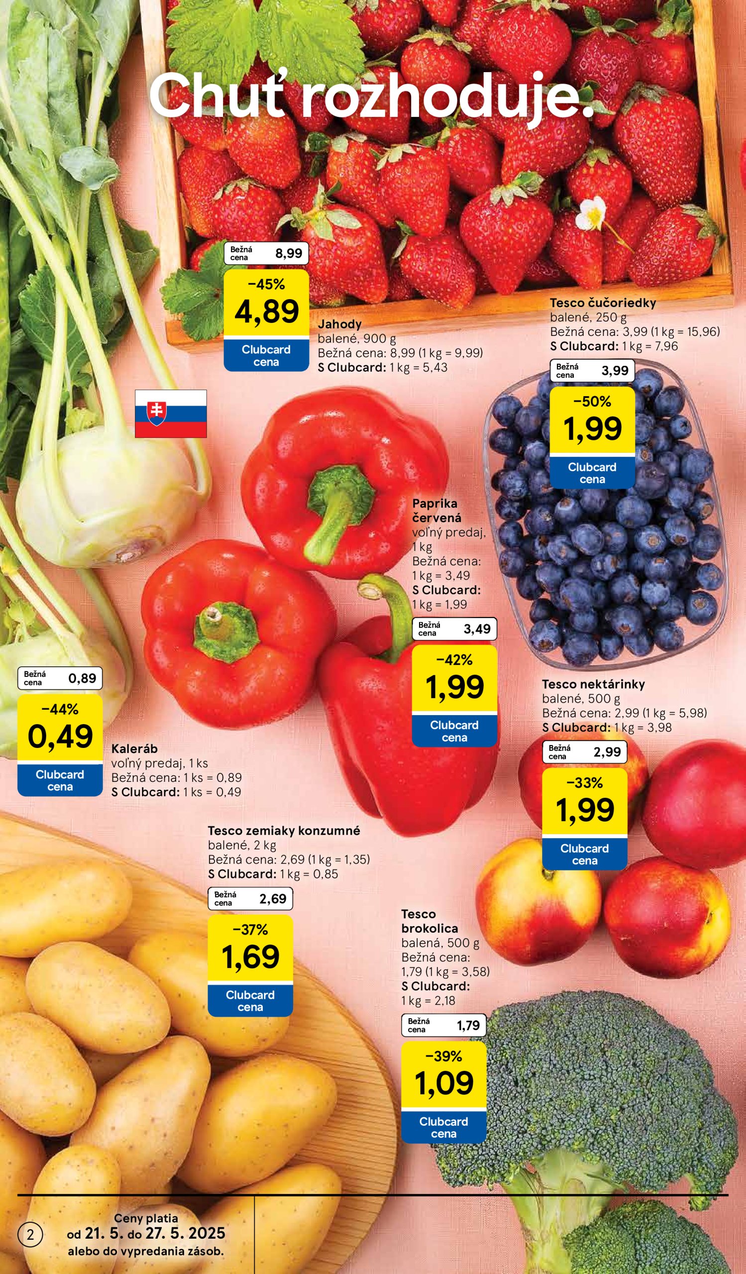 tesco - Tesco leták platný od 21.05. - 27.05. - page: 2 tesco - Tesco leták platný od 21.05. - 27.05. - page: 2