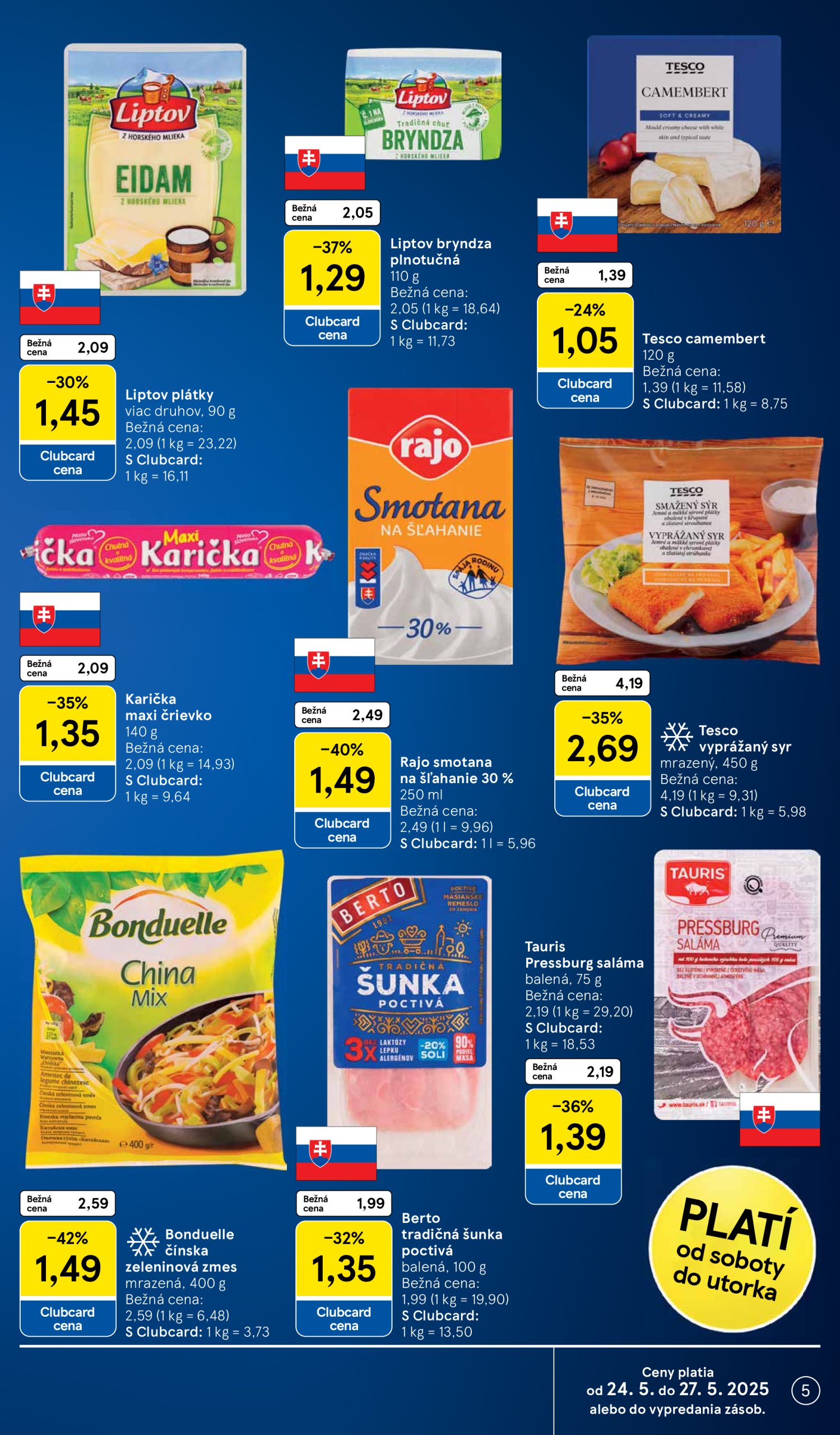 tesco - Tesco leták platný od 21.05. - 27.05. - page: 5 tesco - Tesco leták platný od 21.05. - 27.05. - page: 5