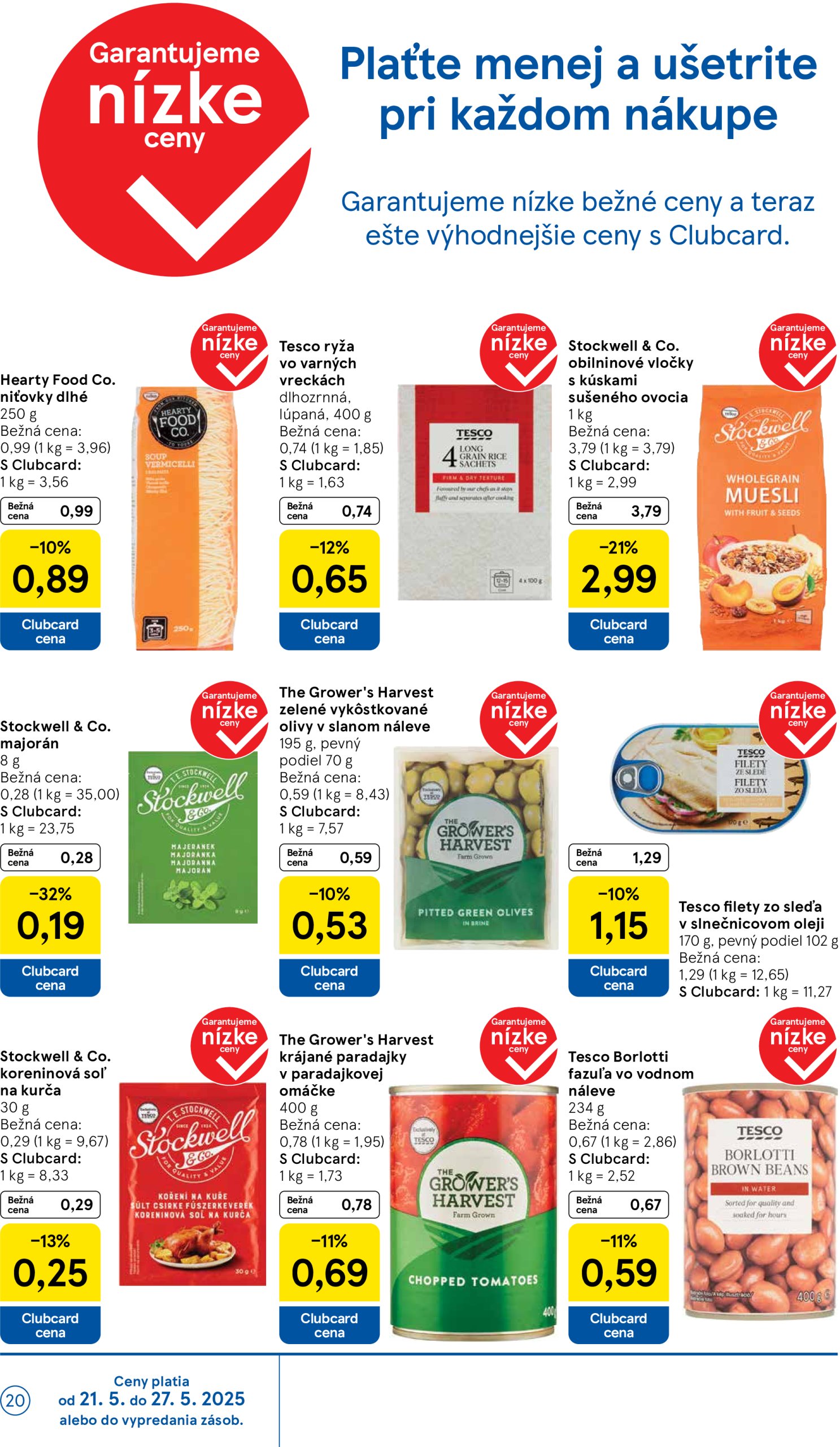 tesco - Tesco leták platný od 21.05. - 27.05. - page: 20 tesco - Tesco leták platný od 21.05. - 27.05. - page: 20