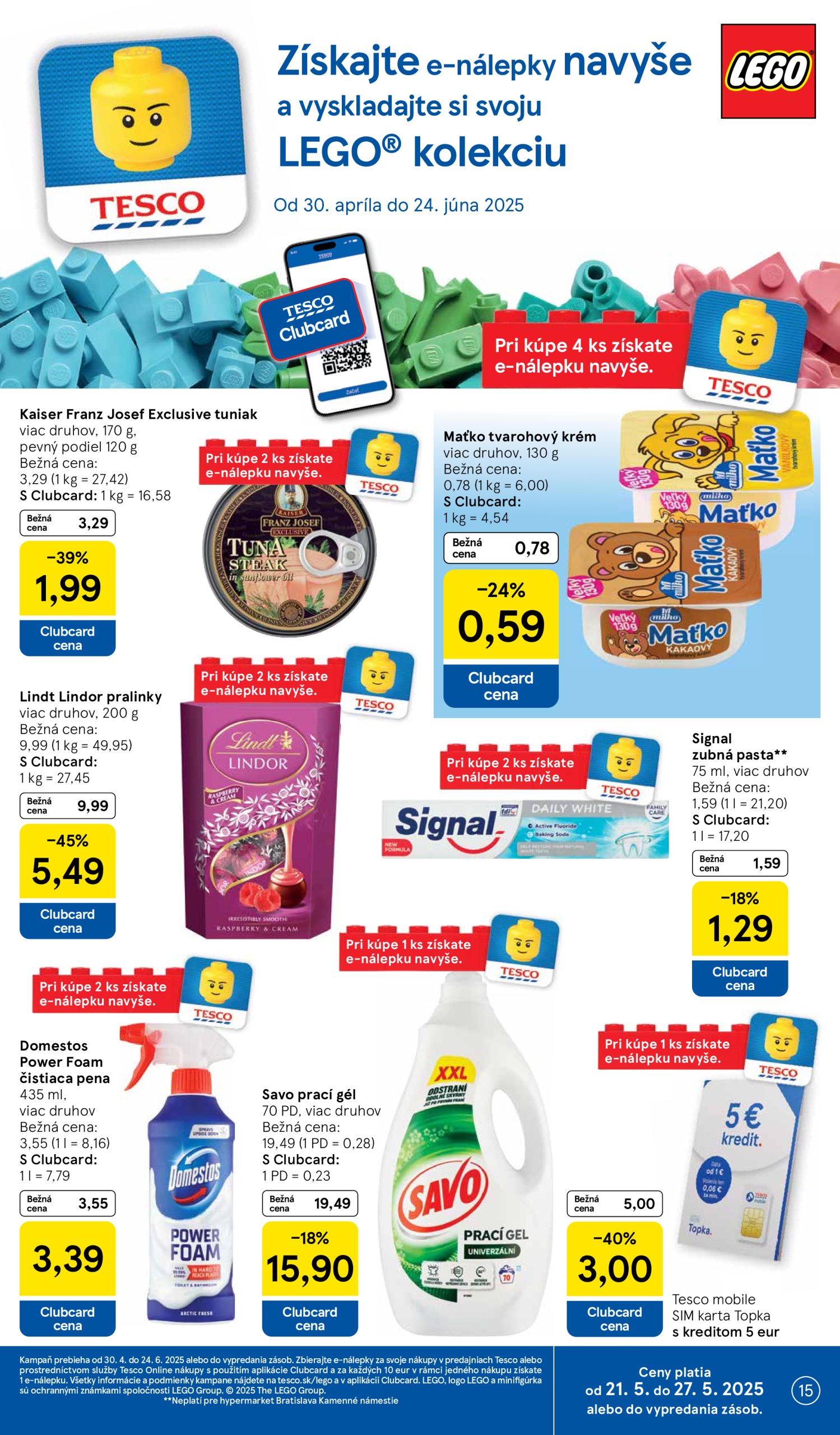 tesco - Tesco leták platný od 21.05. - 27.05. - page: 15 tesco - Tesco leták platný od 21.05. - 27.05. - page: 15