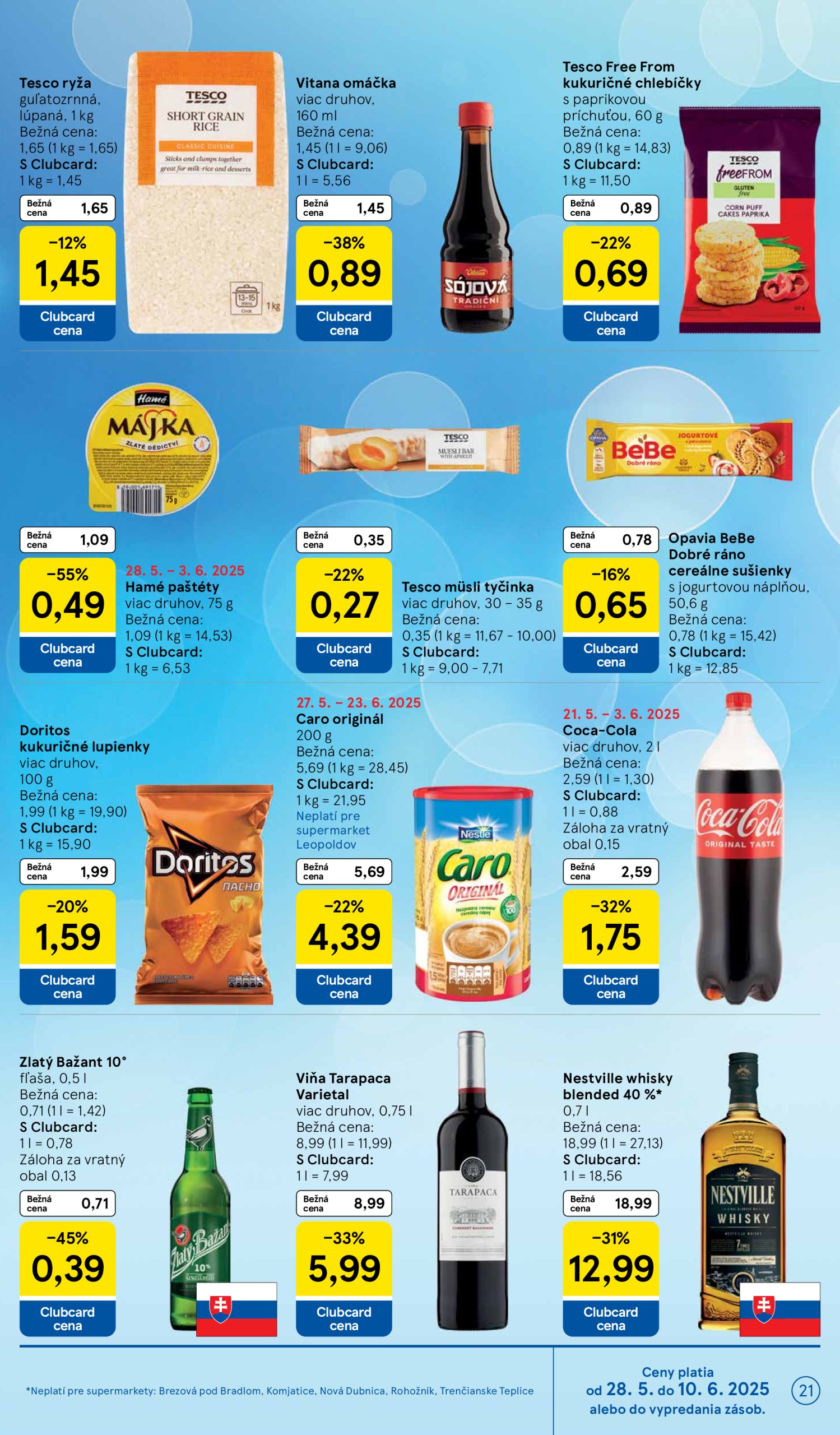 tesco - Tesco supermarket leták platný od 28.05. - 03.06. - page: 21