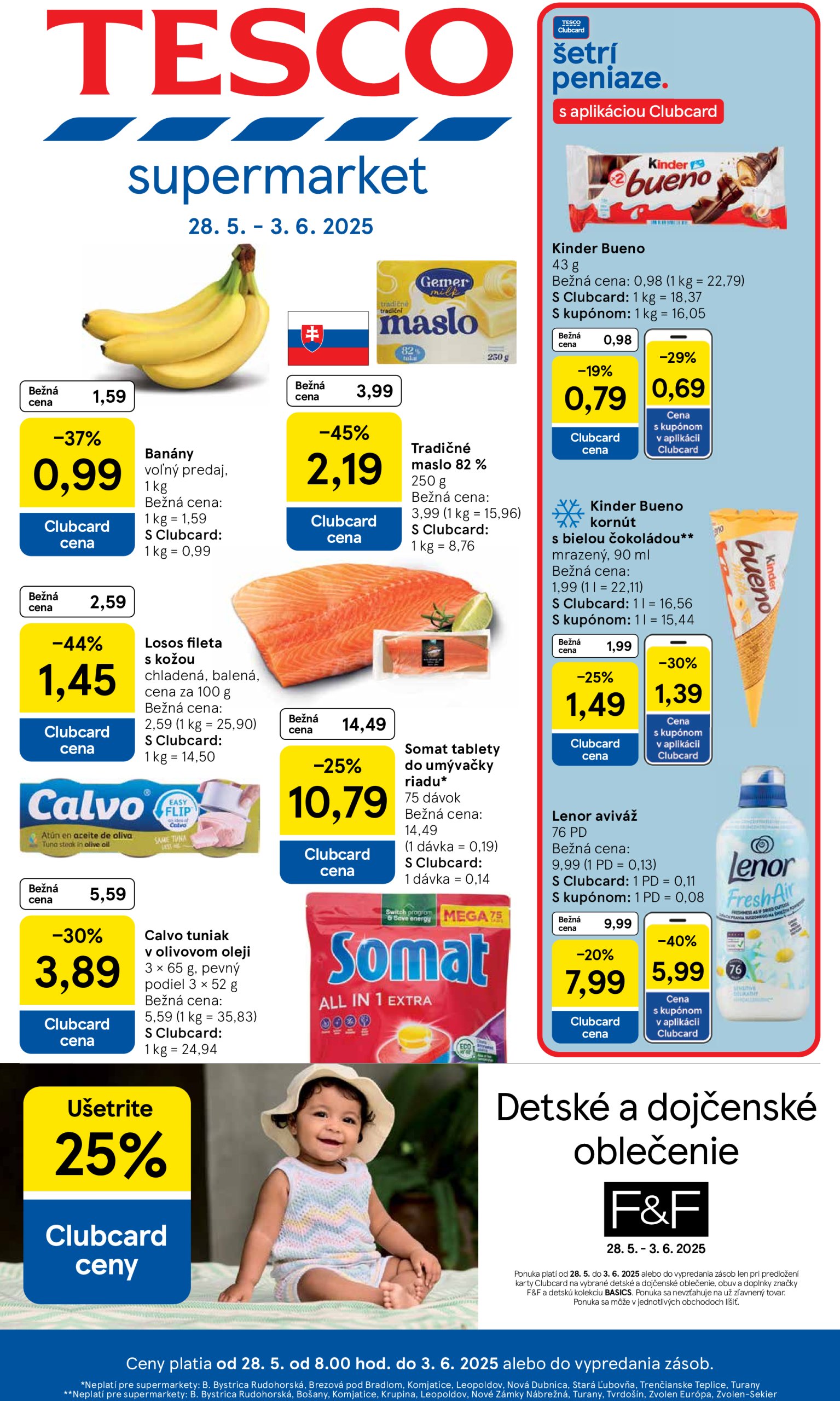 tesco - Tesco supermarket leták platný od 28.05. - 03.06.