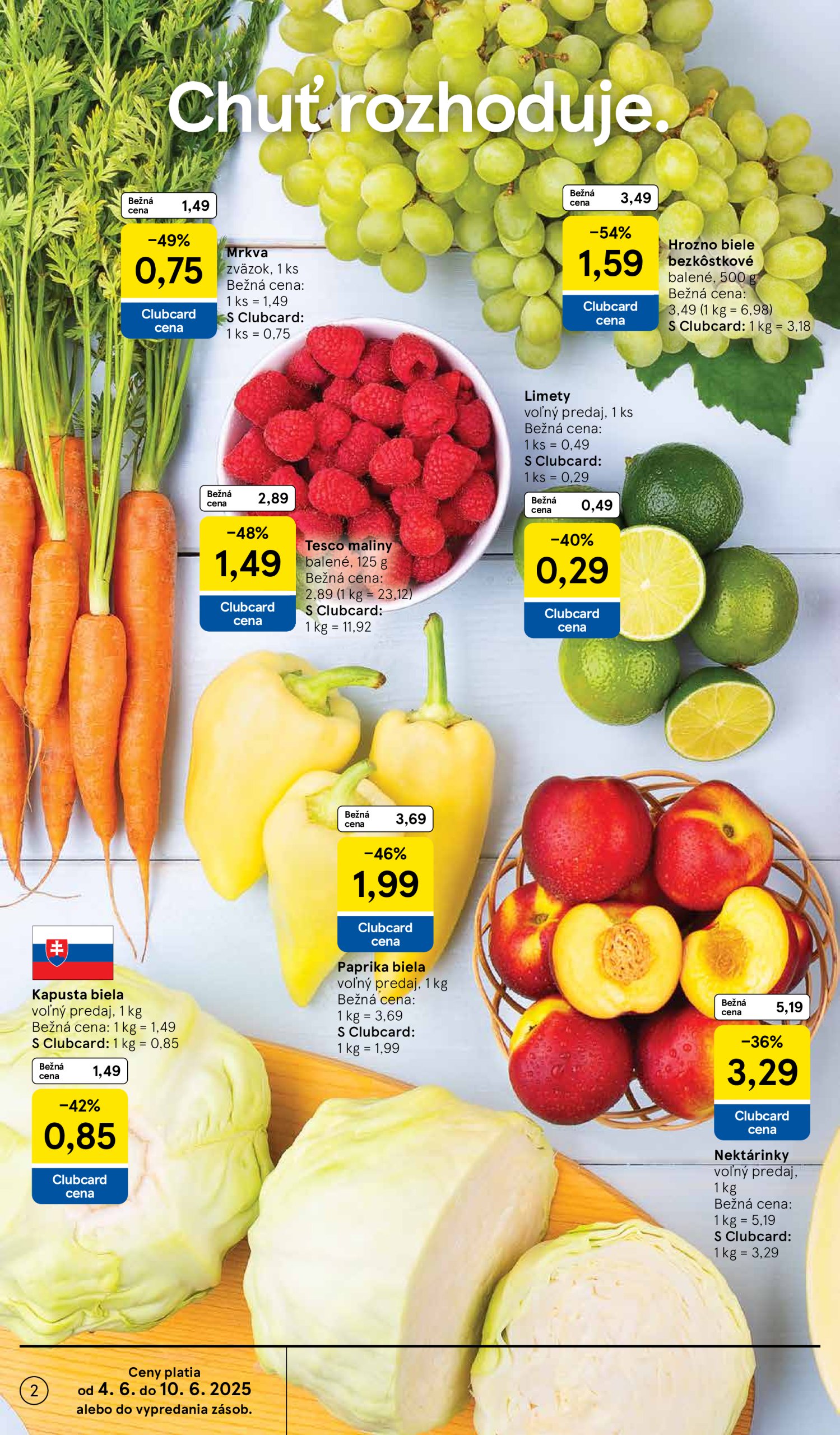 tesco - Tesco supermarket leták platný od 04.06. - 10.06. - page: 2