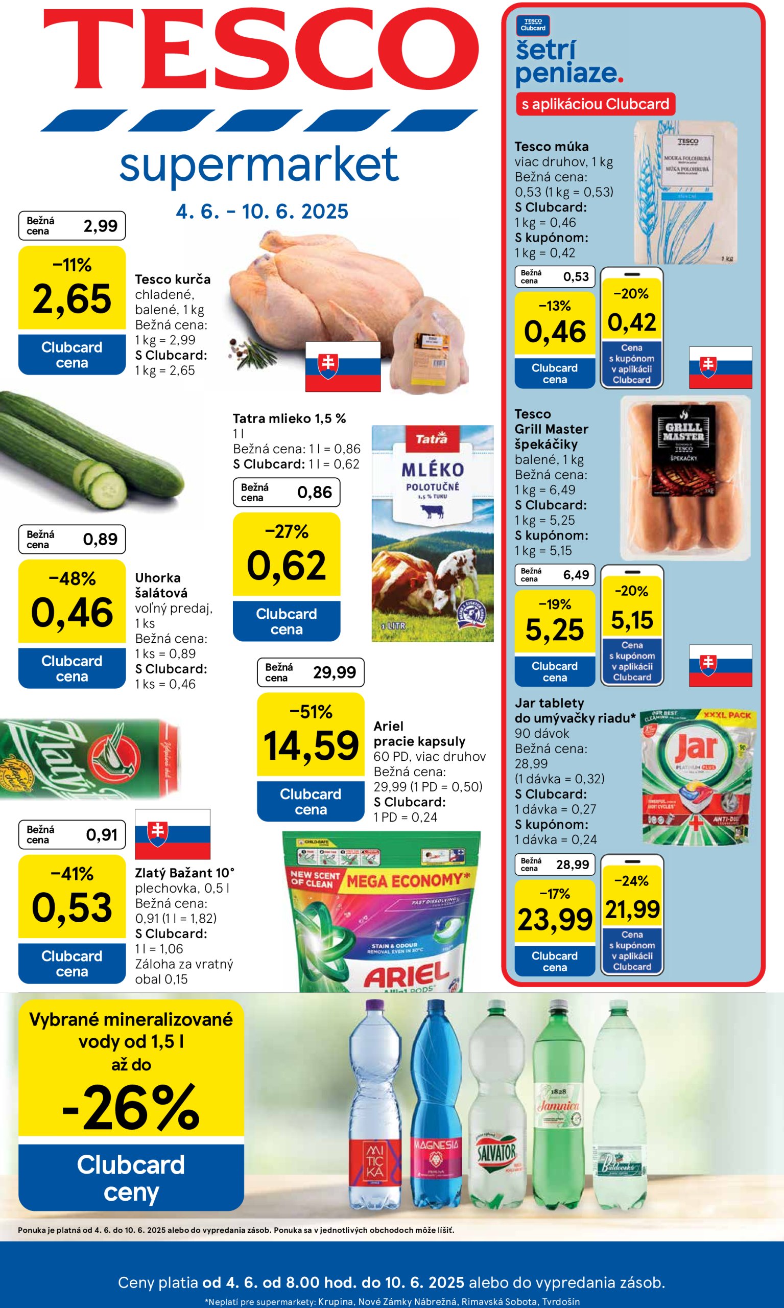tesco - Tesco supermarket leták platný od 04.06. - 10.06.