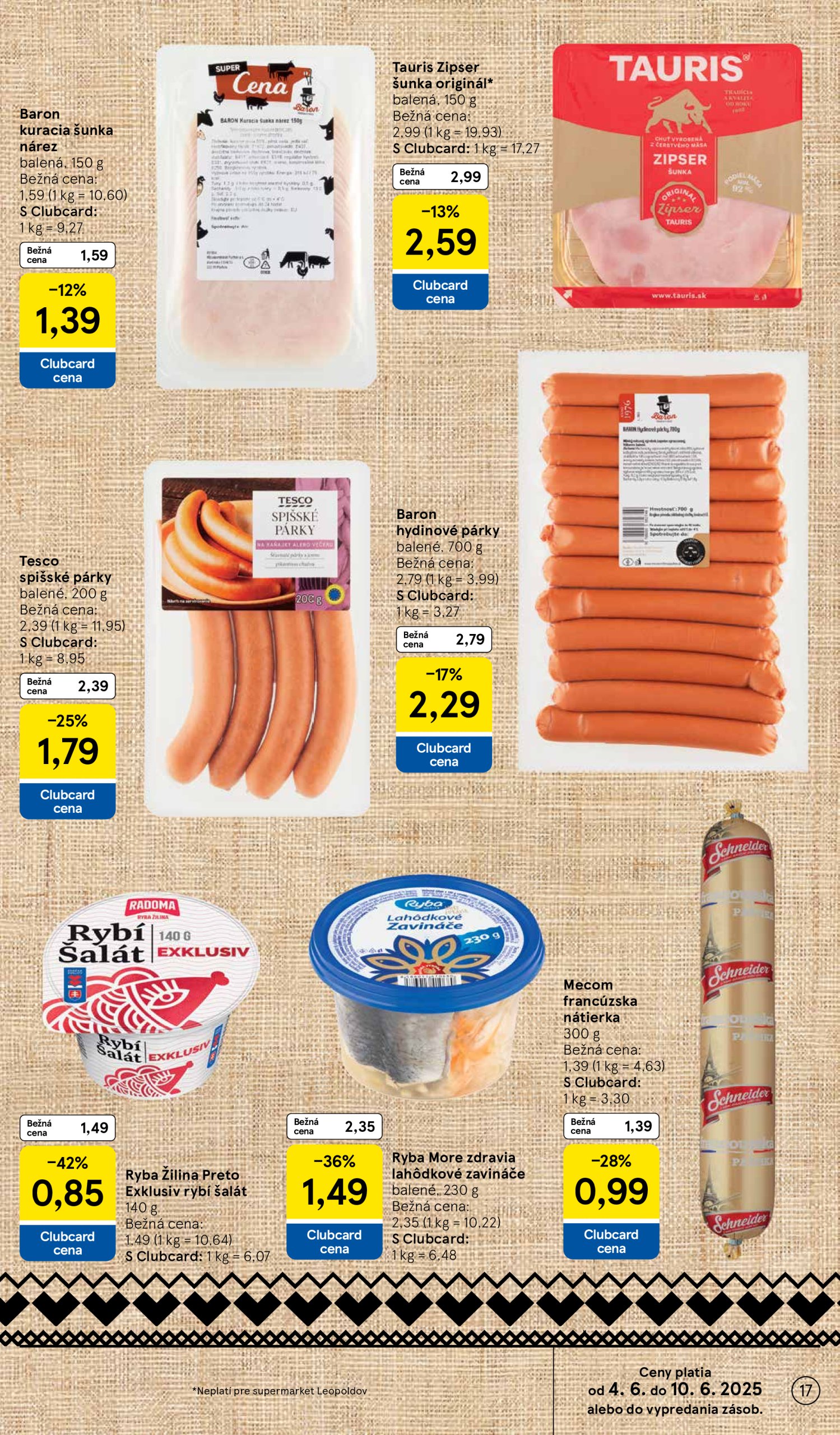 tesco - Tesco supermarket leták platný od 04.06. - 10.06. - page: 17