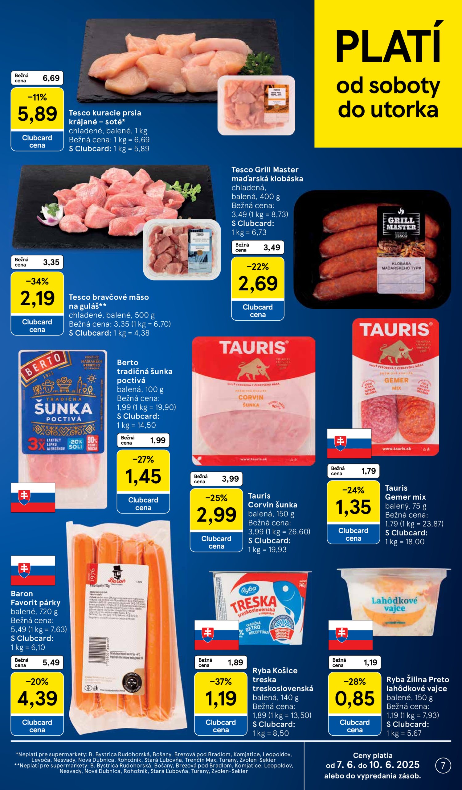 tesco - Tesco supermarket leták platný od 04.06. - 10.06. - page: 7