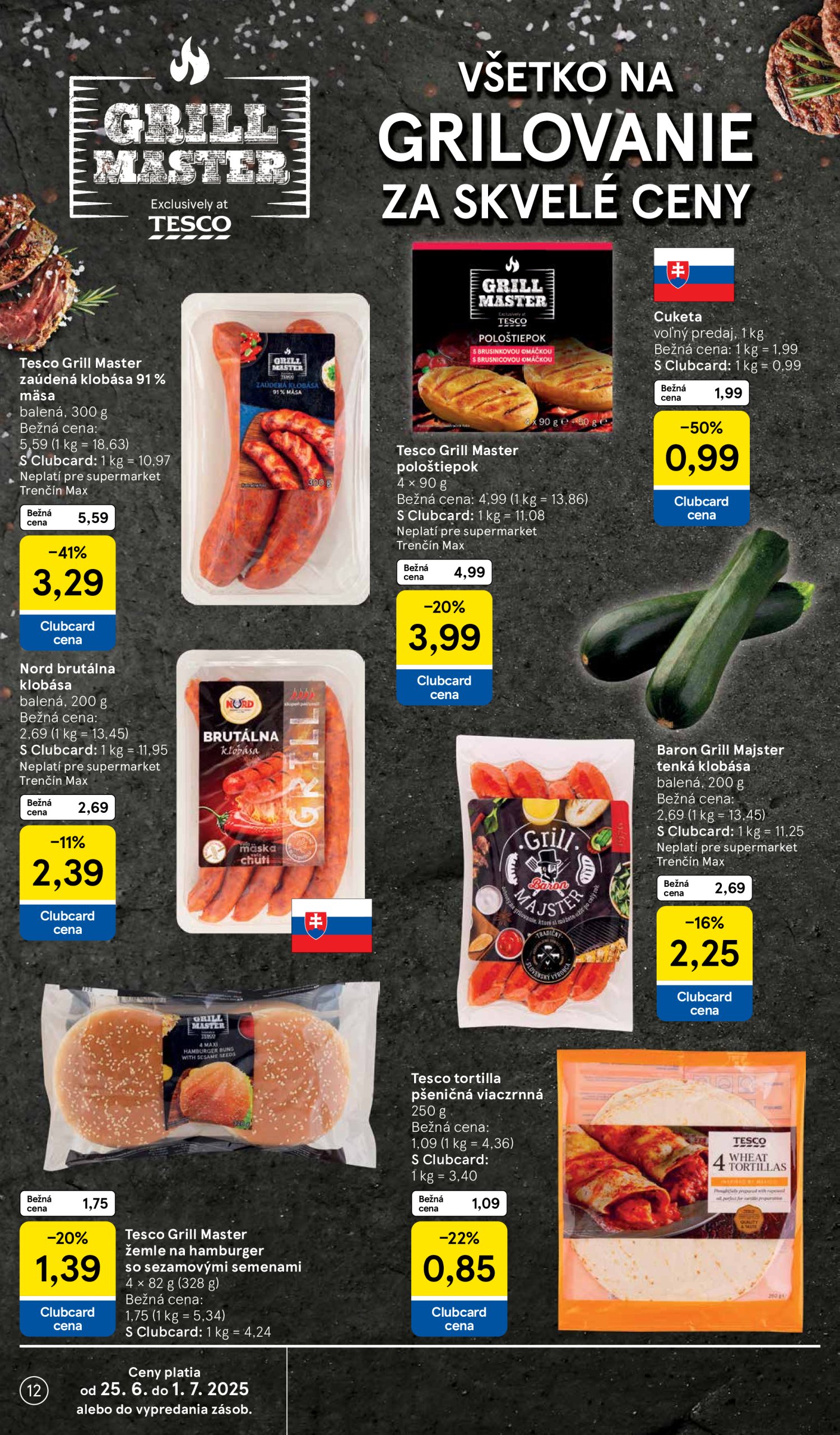 tesco - Leták Tesco - Supermarket platný od 25.06. do 01.07. - page: 12