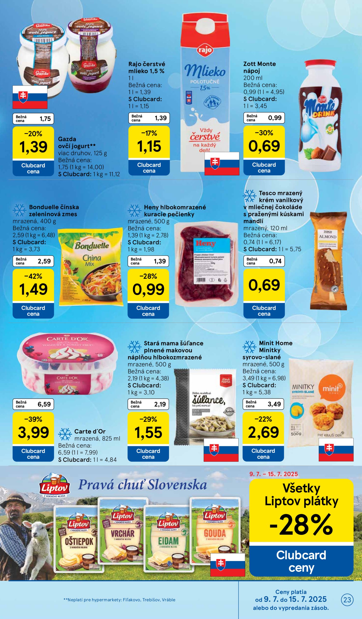 tesco - Leták Tesco platný od 09.07. do 15.07. - page: 23