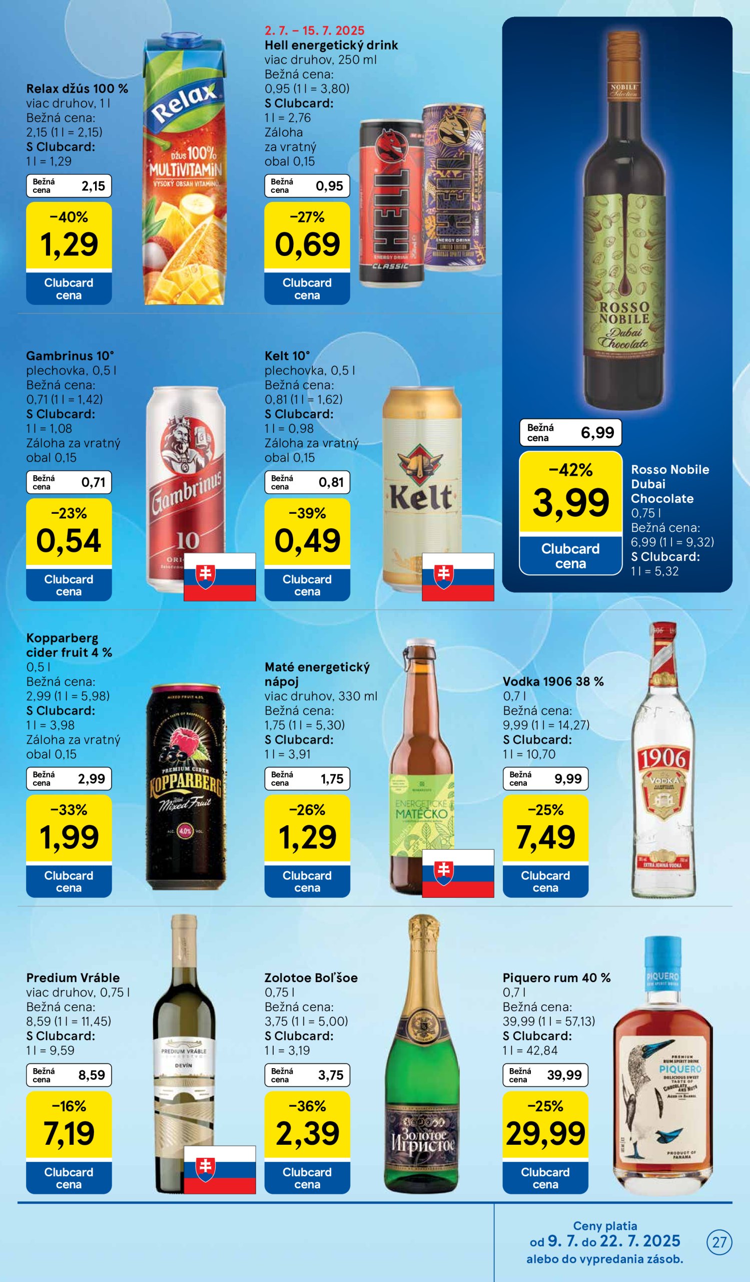 tesco - Leták Tesco platný od 09.07. do 15.07. - page: 27