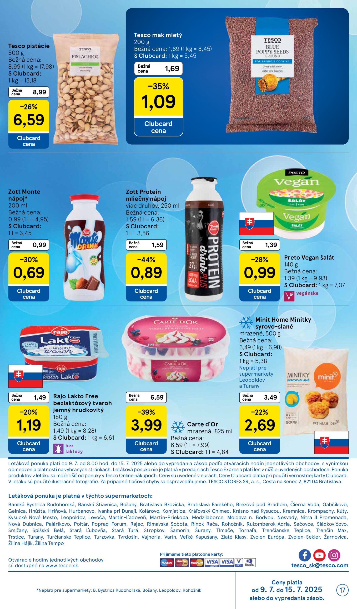 tesco - Leták Tesco supermarket platný od 09.07. do 15.07. - page: 17