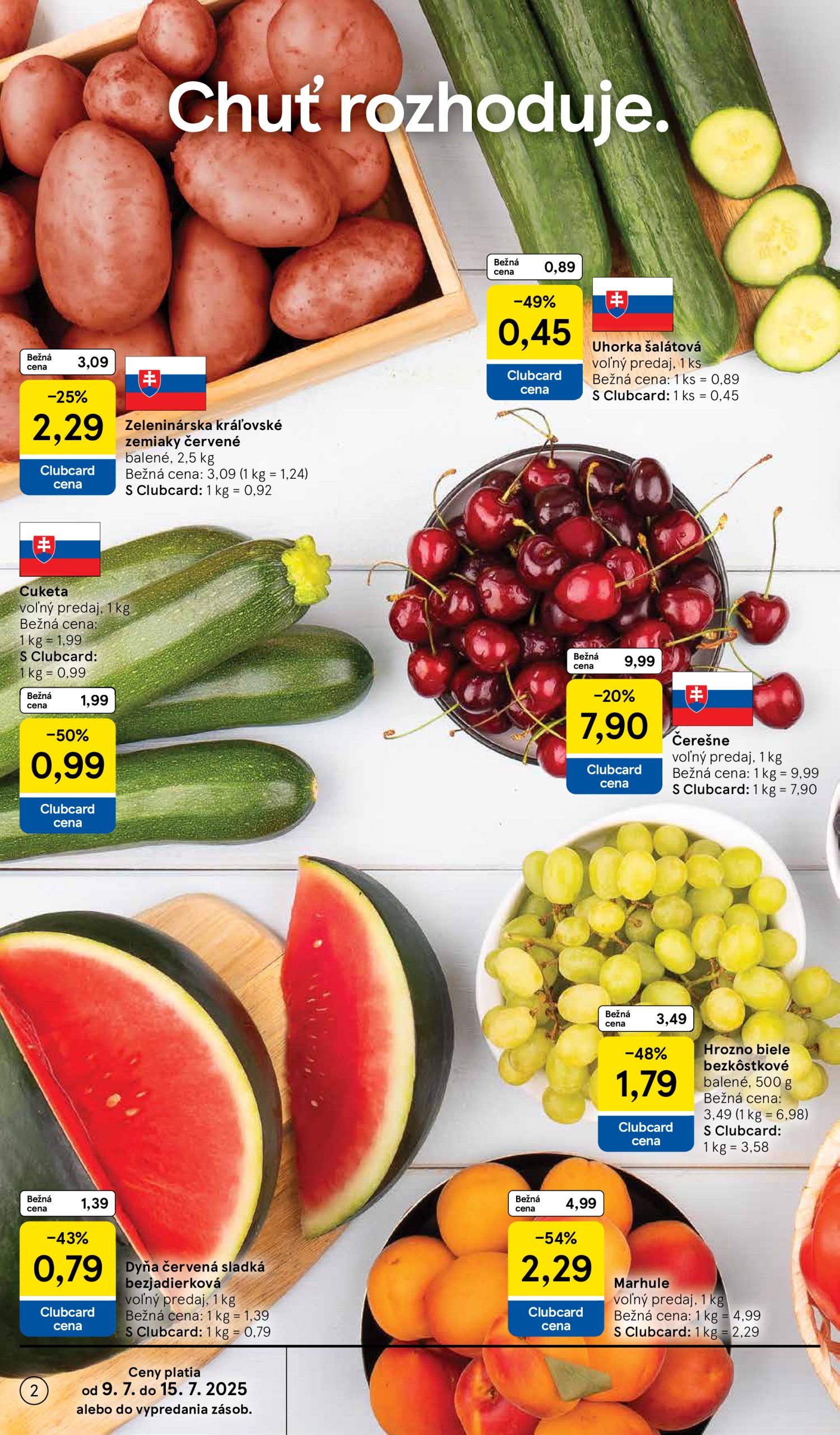 tesco - Leták Tesco supermarket platný od 09.07. do 15.07. - page: 2
