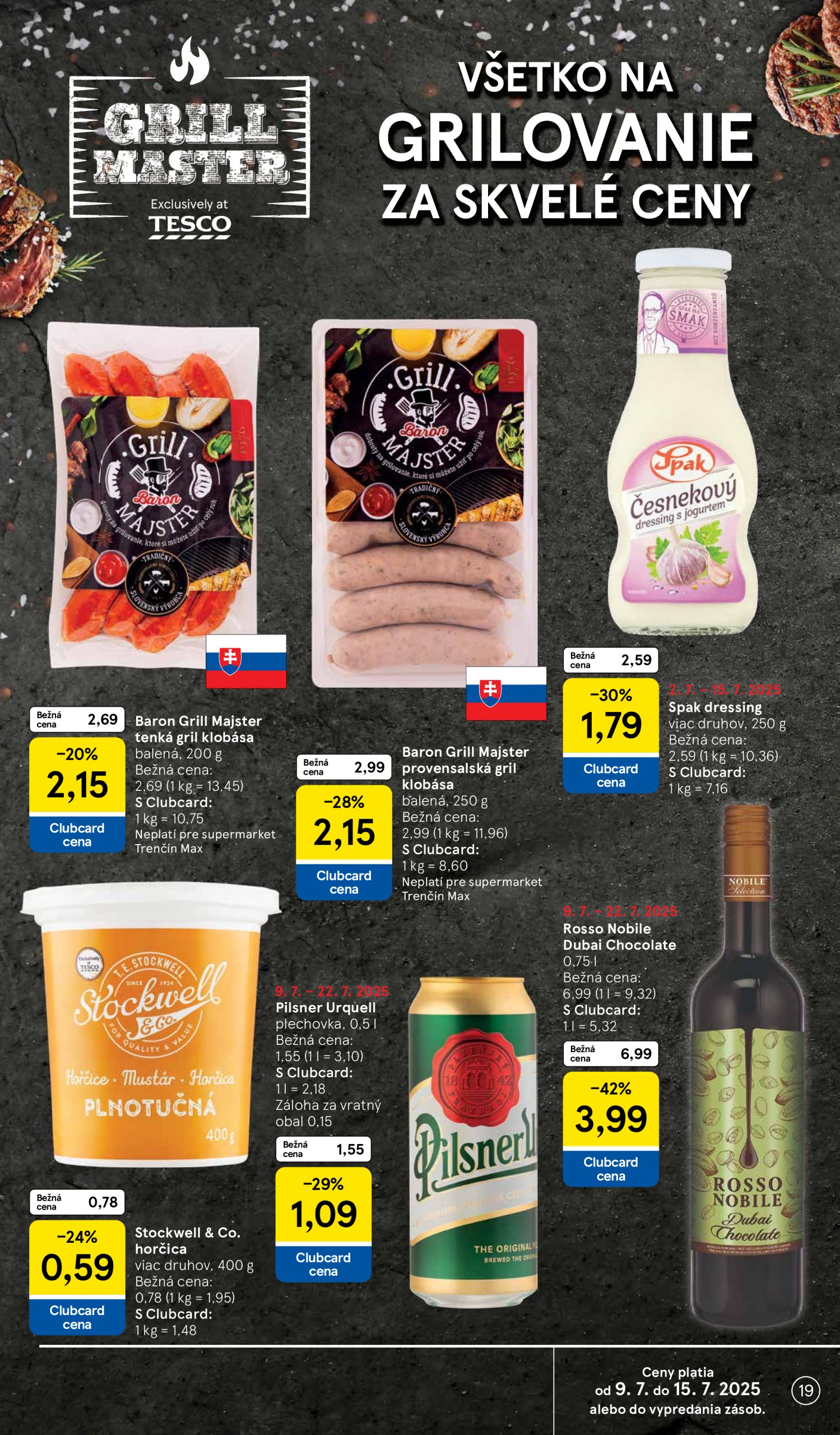 tesco - Leták Tesco supermarket platný od 09.07. do 15.07. - page: 19