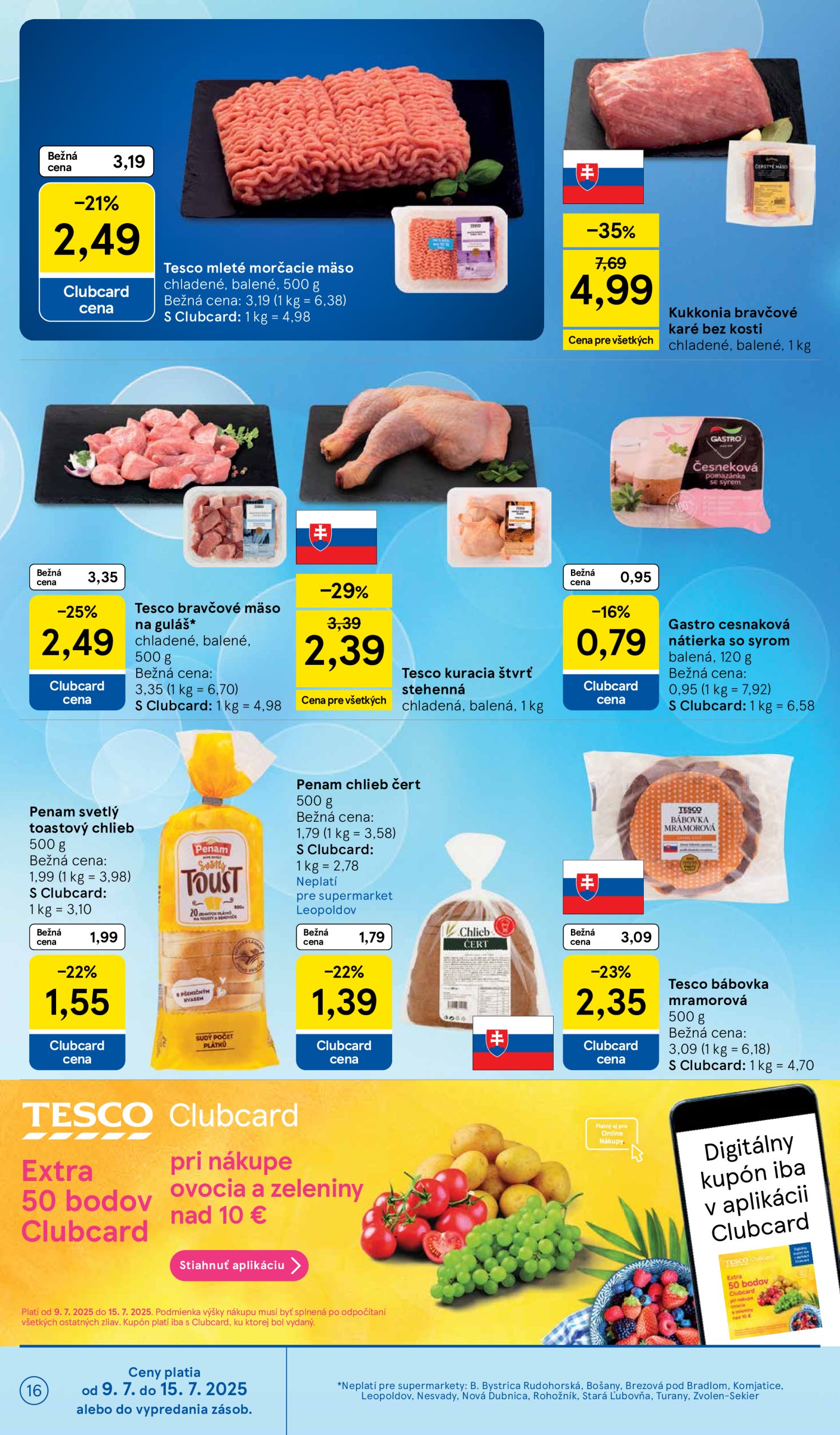 tesco - Leták Tesco supermarket platný od 09.07. do 15.07. - page: 16