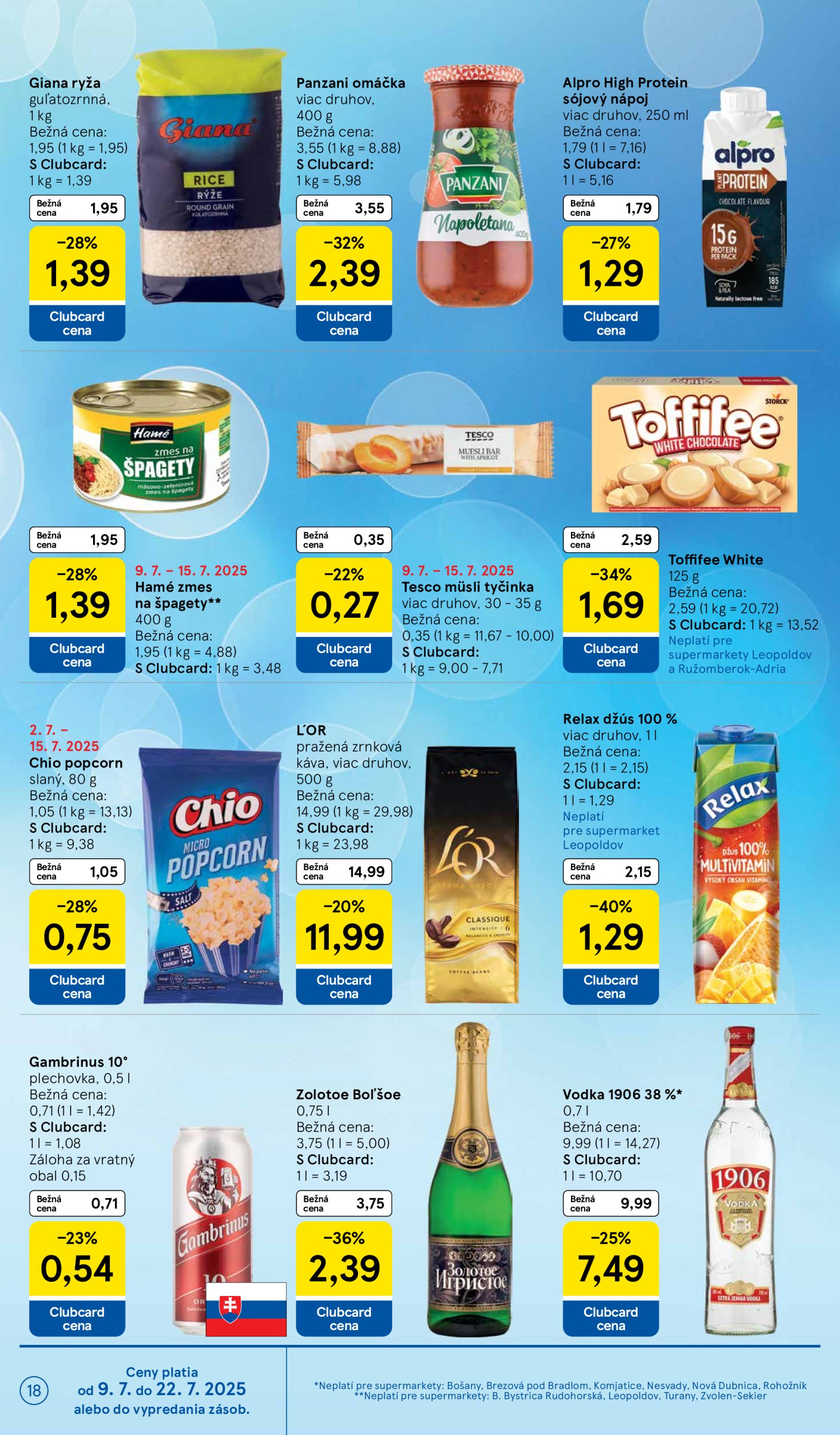 tesco - Leták Tesco supermarket platný od 09.07. do 15.07. - page: 18