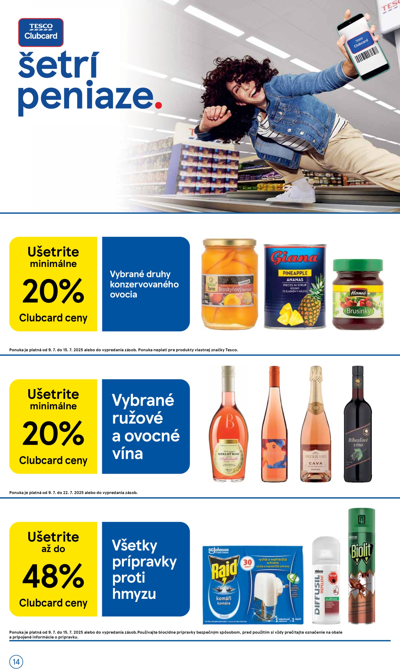 tesco - Leták Tesco supermarket platný od 09.07. do 15.07. - page: 14
