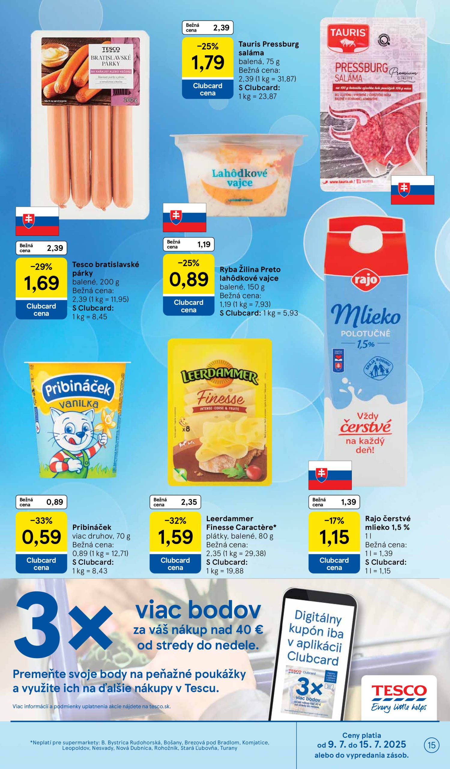 tesco - Leták Tesco supermarket platný od 09.07. do 15.07. - page: 15