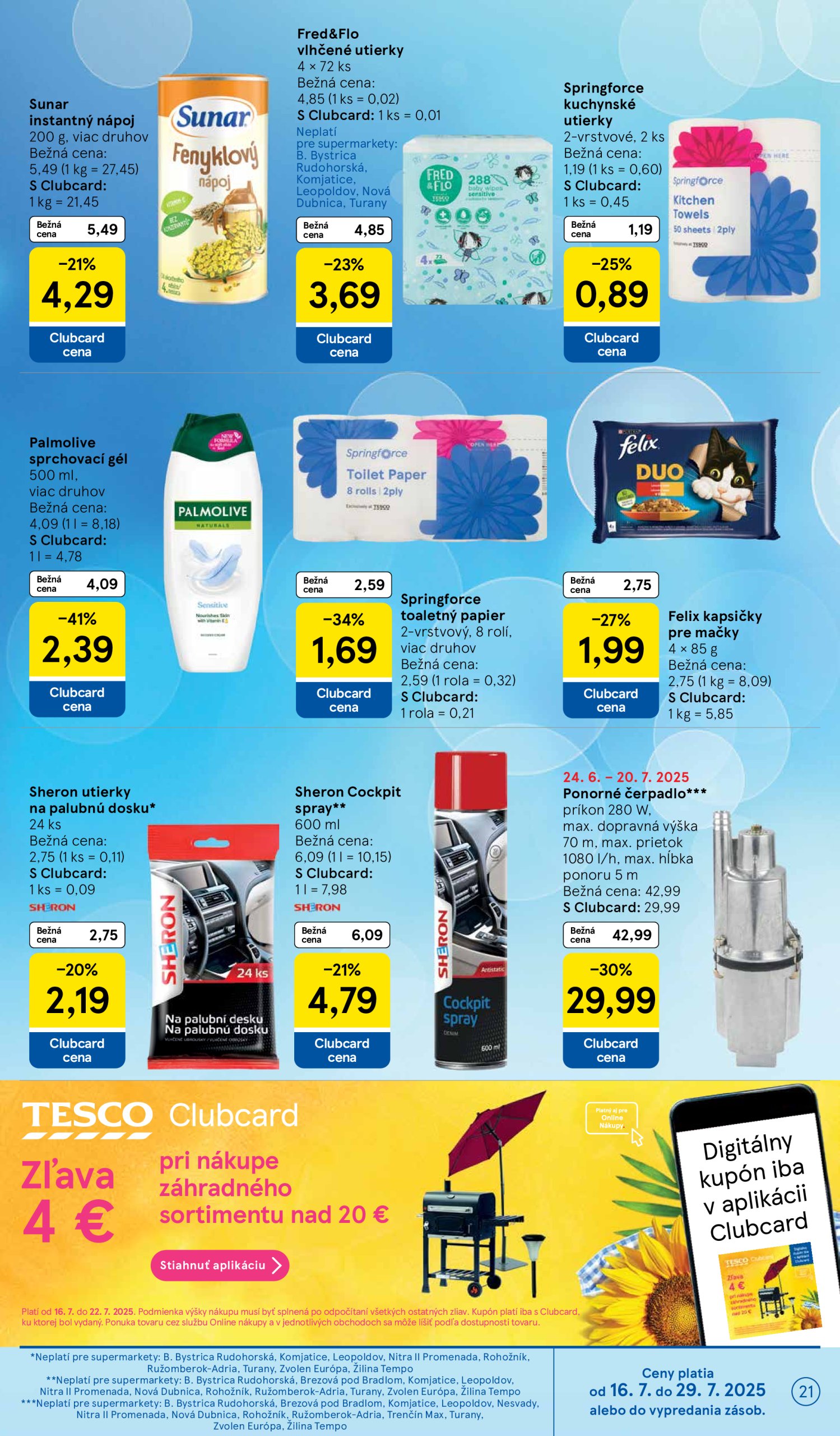 tesco - Leták Tesco supermarket platný od 16.07. do 22.07. - page: 21