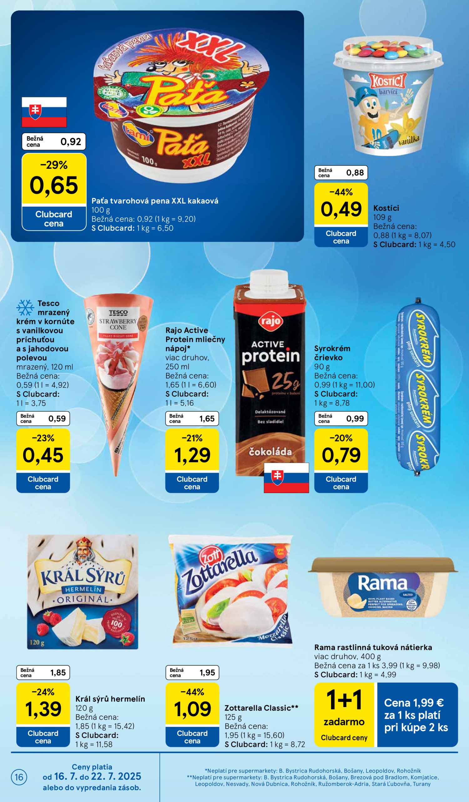 tesco - Leták Tesco supermarket platný od 16.07. do 22.07. - page: 16