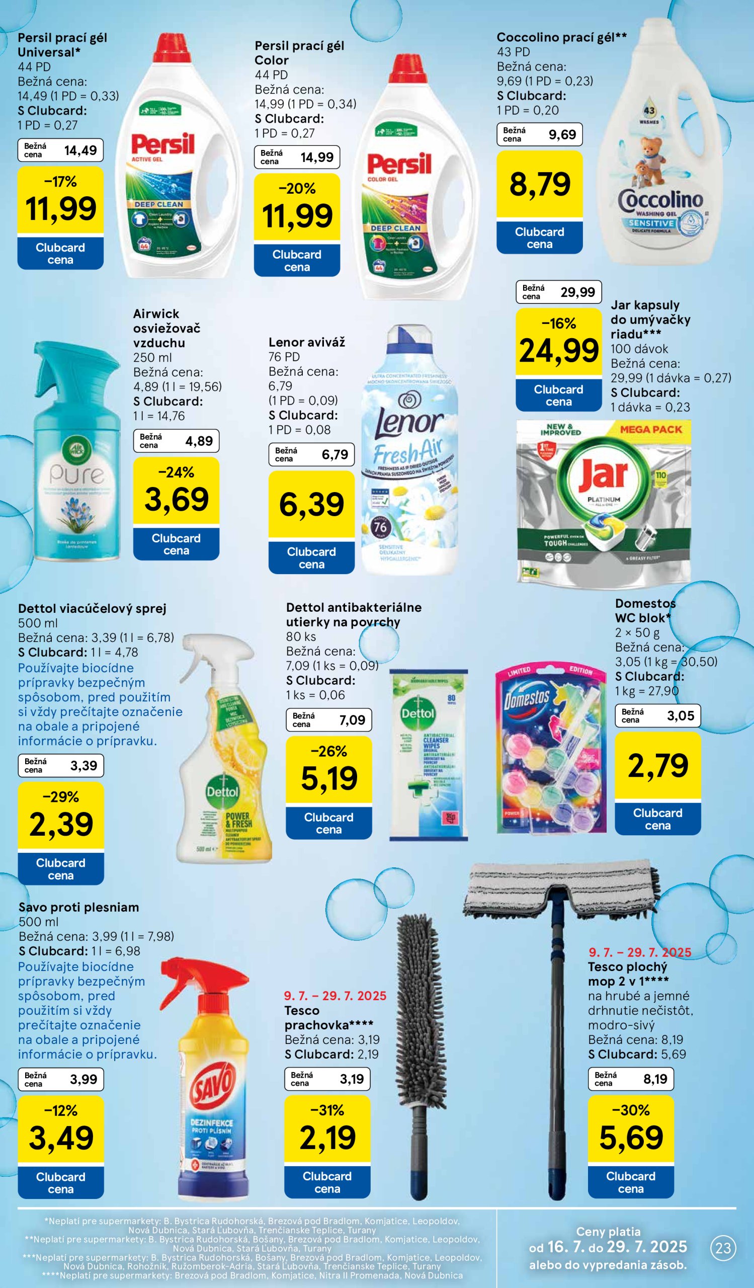 tesco - Leták Tesco supermarket platný od 16.07. do 22.07. - page: 23