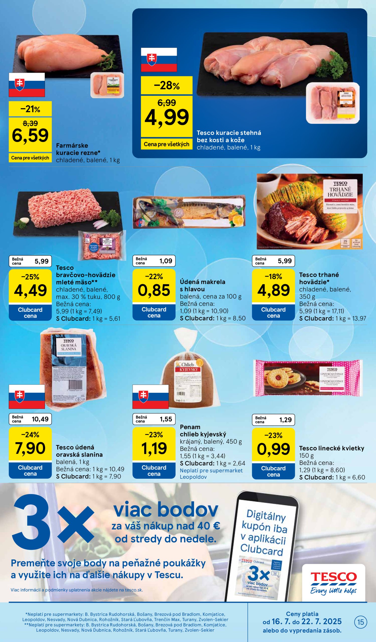 tesco - Leták Tesco supermarket platný od 16.07. do 22.07. - page: 15