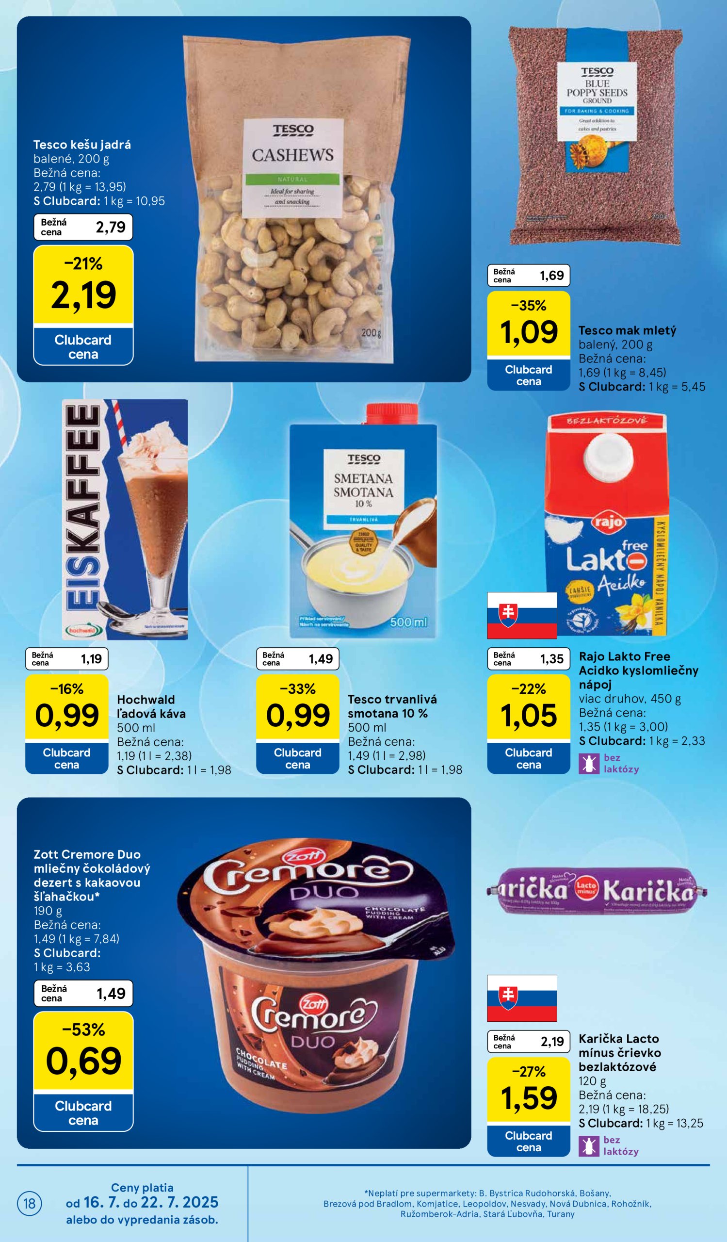 tesco - Leták Tesco supermarket platný od 16.07. do 22.07. - page: 18