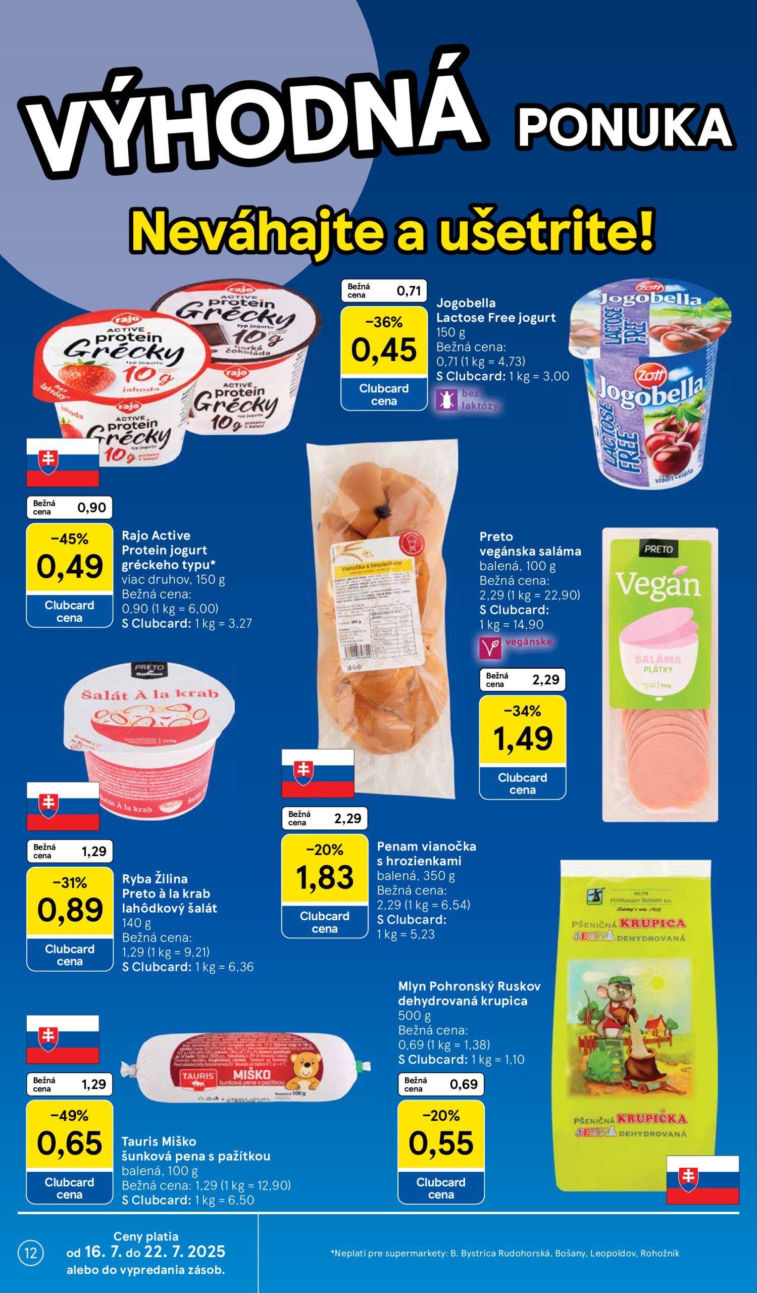 tesco - Leták Tesco supermarket platný od 16.07. do 22.07. - page: 12